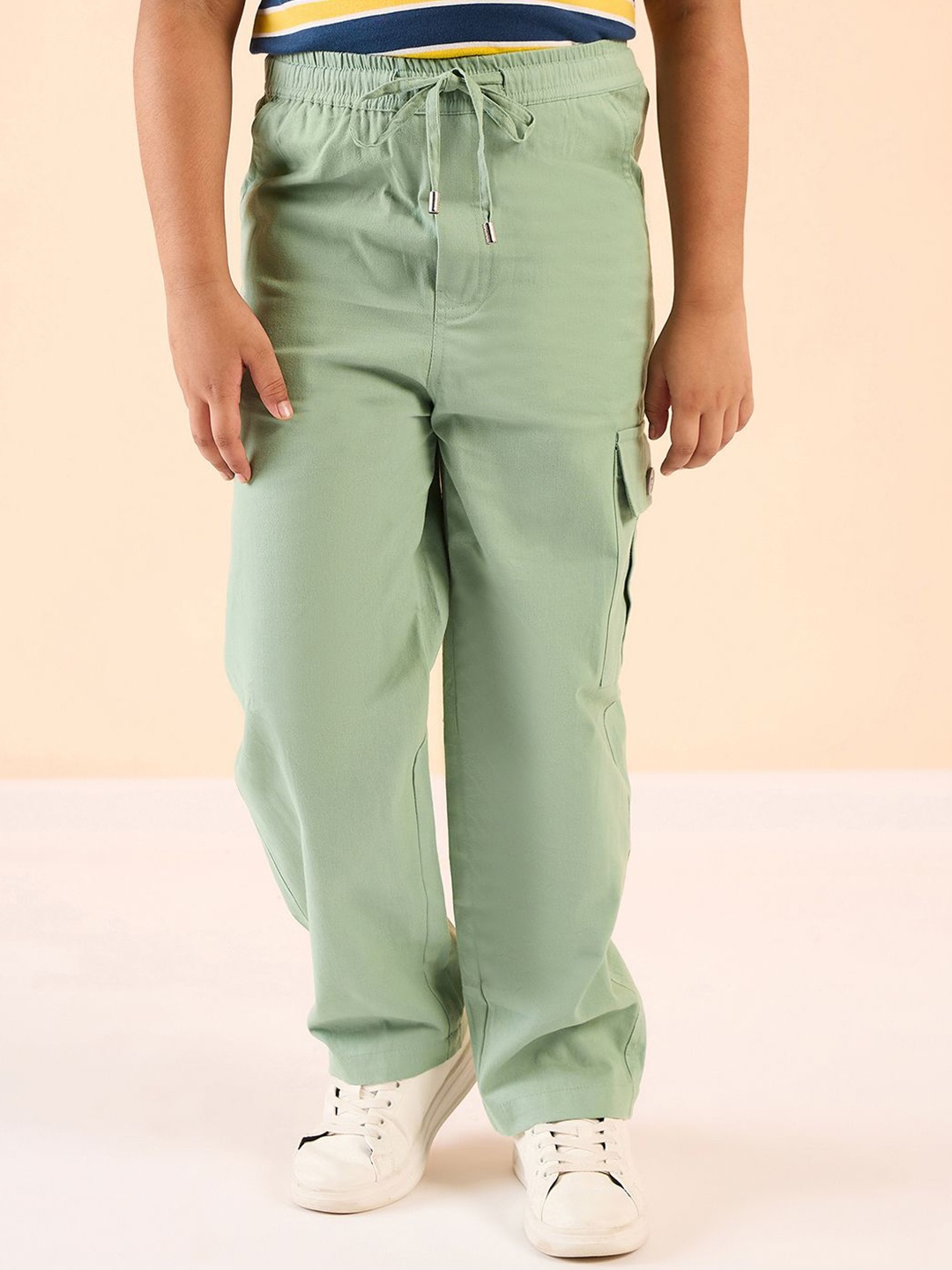 

StyloBug Boys Smart Cargos Trousers, Green