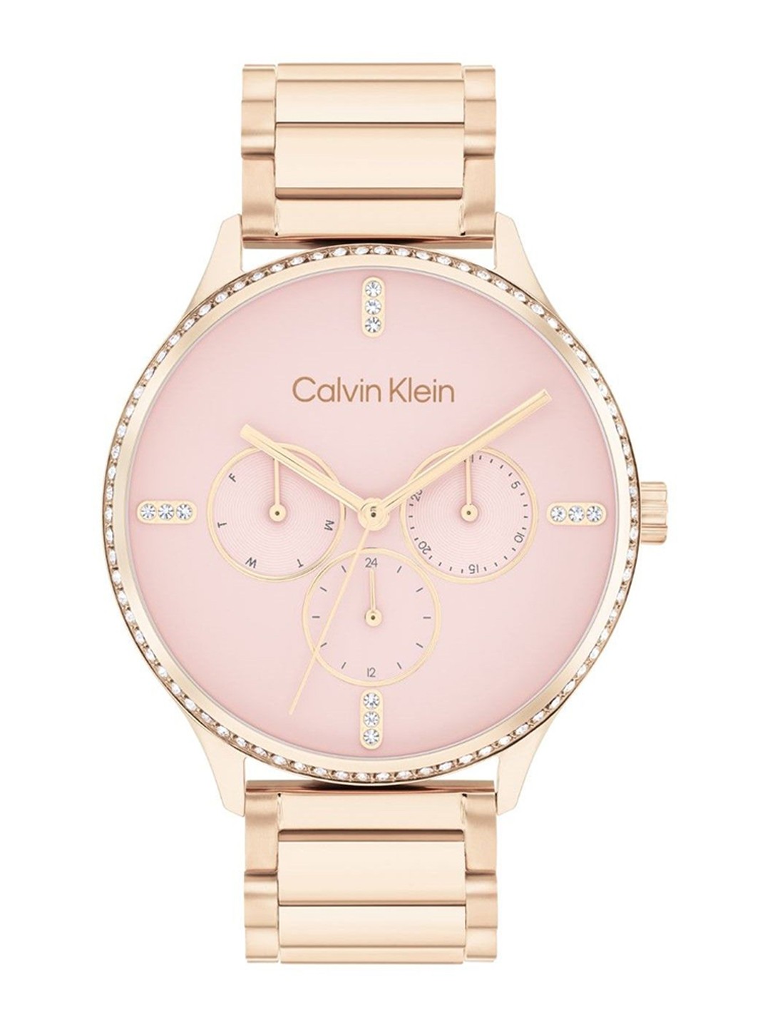

Calvin Klein Women Dial & Stainless Steel Straps Analogue Watch 25200370, Blue