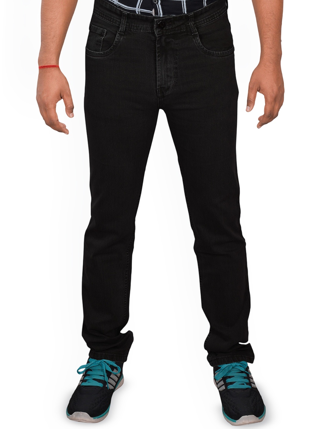 

Plounge Men Stretchable Jeans, Black