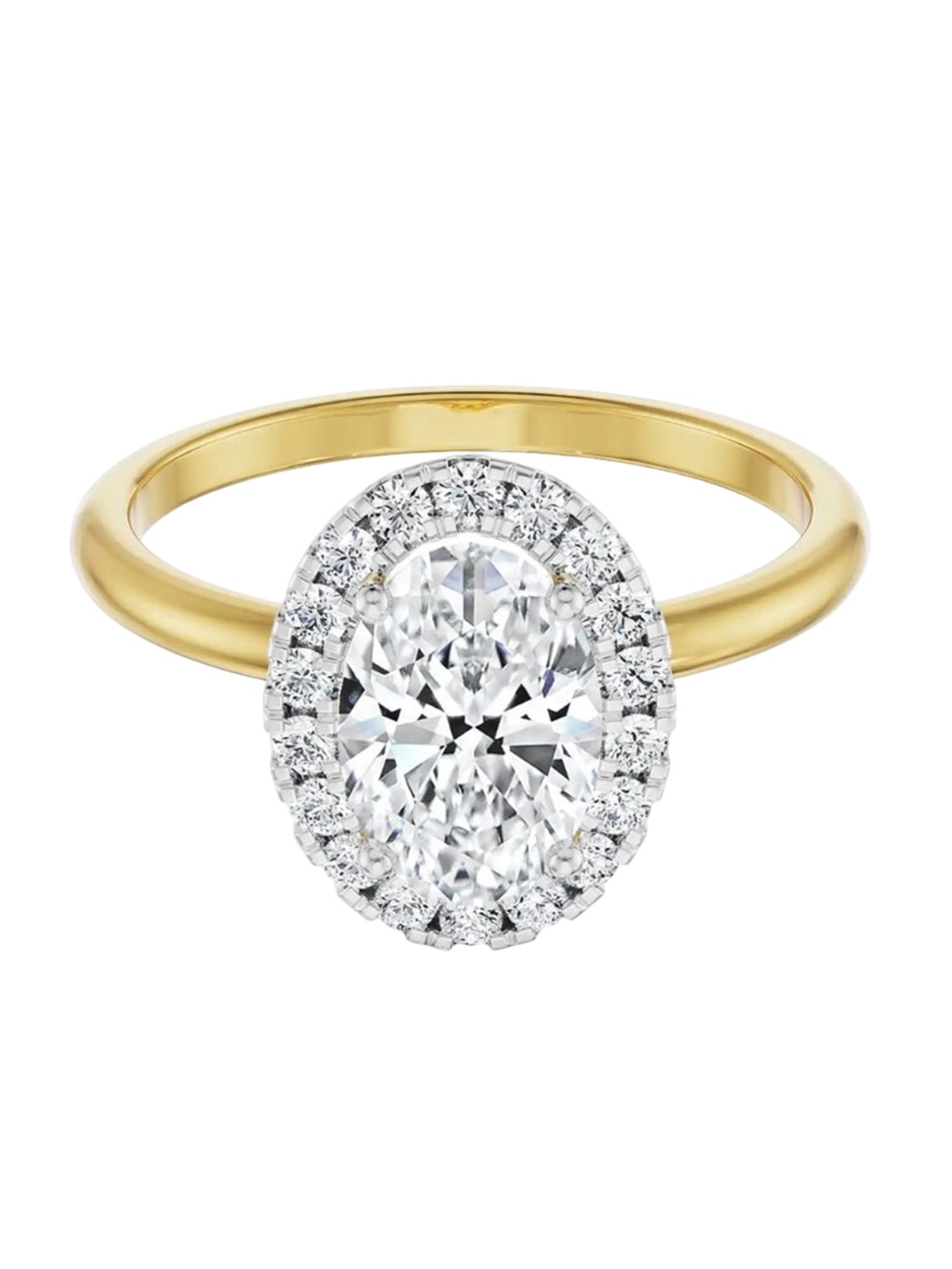 

Emori 1.2 CT Oval Diamond Ring, Gold