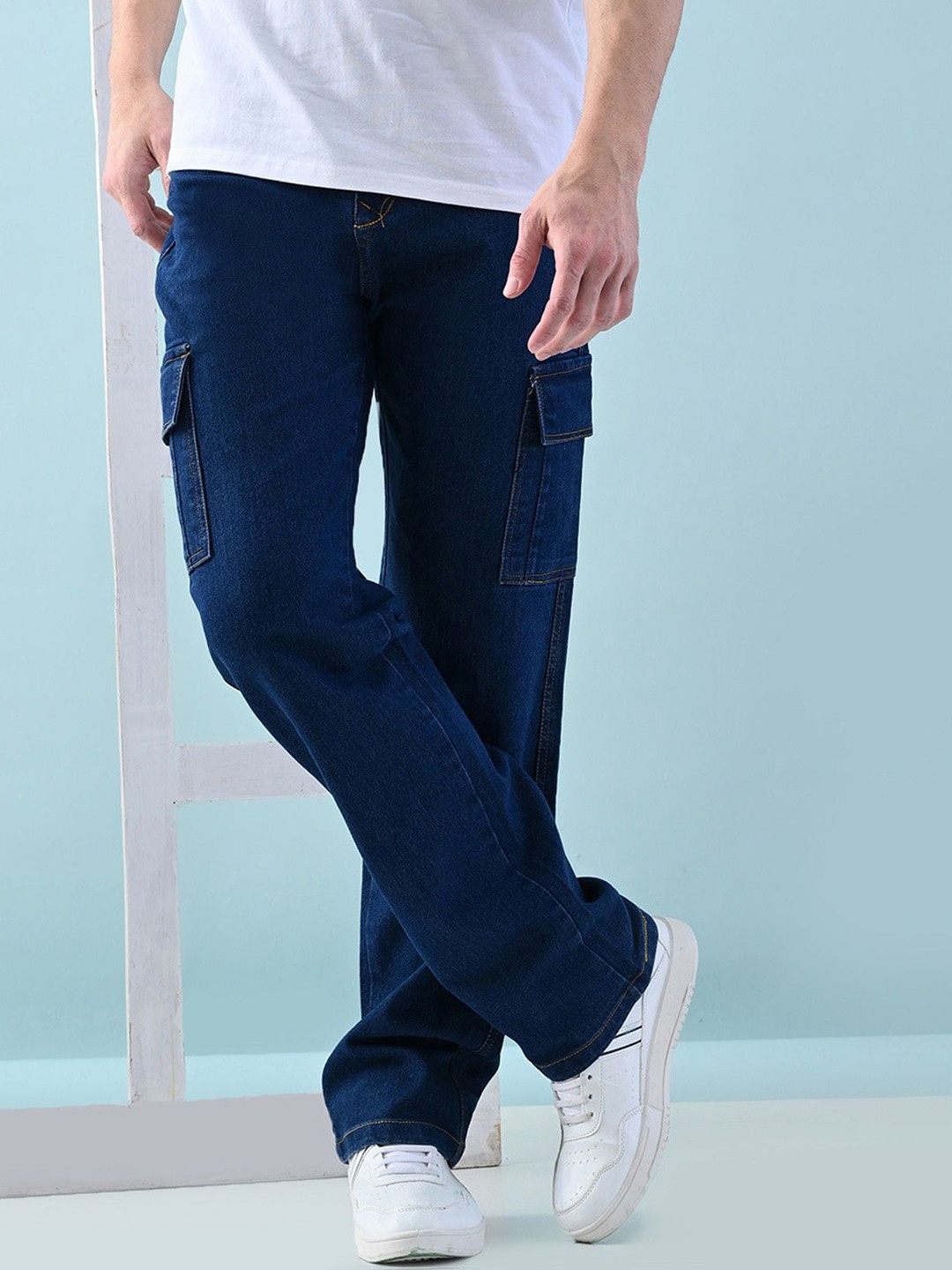 

Moda Rapido Men Classic Boyfriend Fit Jeans, Blue