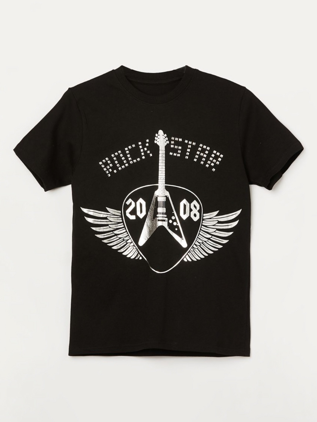 

Fame Forever by Lifestyle Boys Printed Pockets T-shirt, Black