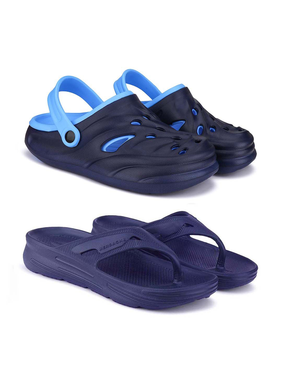 

BERSACHE Men Slip-On, Blue
