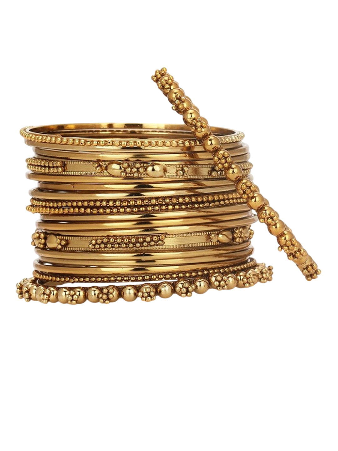 

JDX Set Of 18 Gold-Plated Bangles