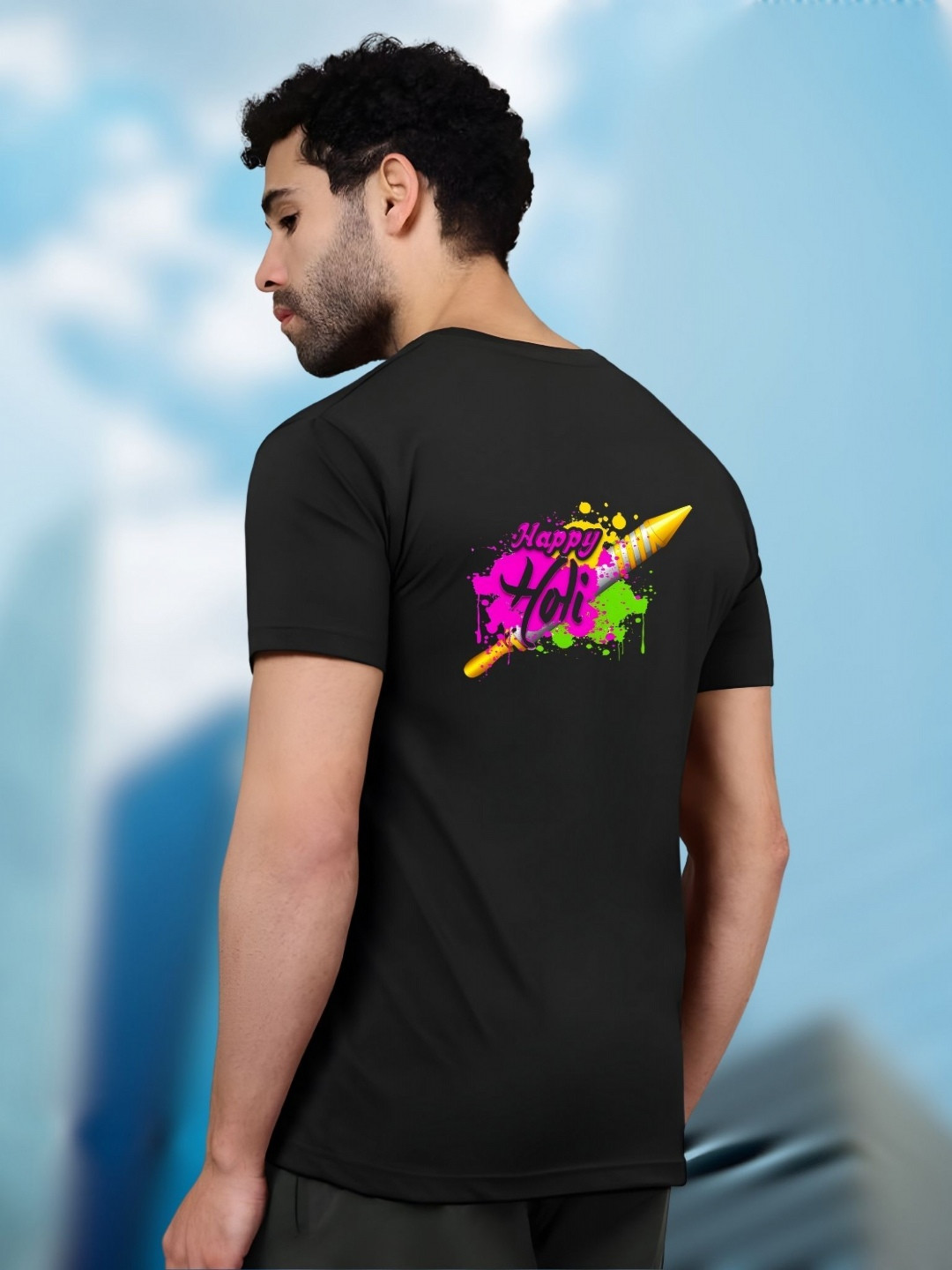 

SZN Men T-shirt, Black