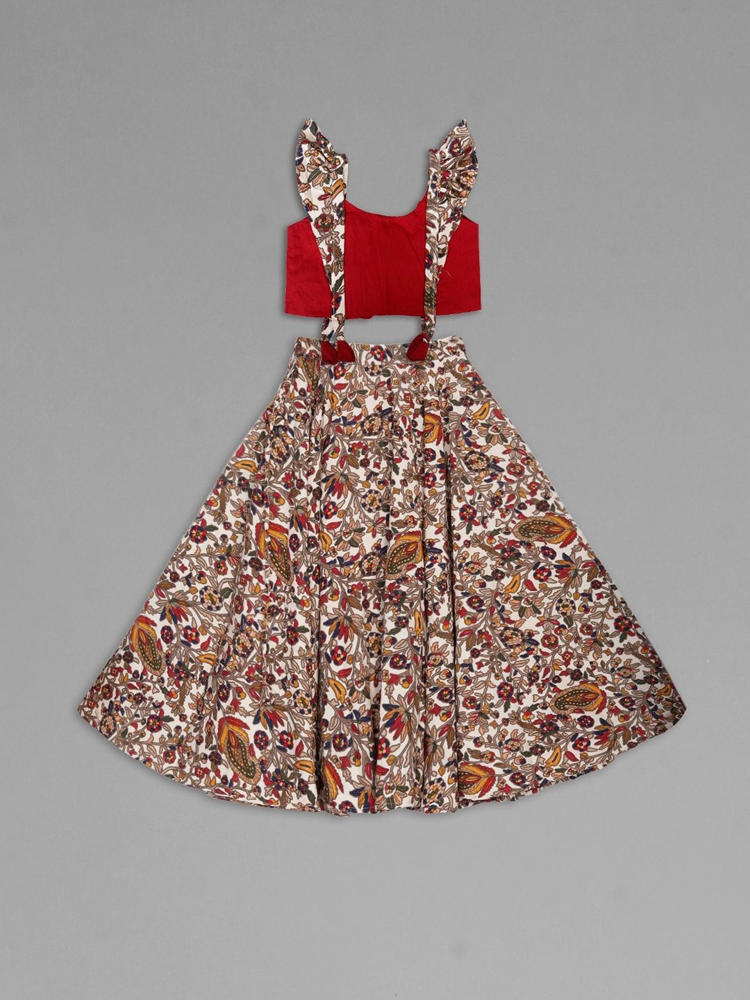 

Anneca Girls Ready to Wear Lehenga &, Beige