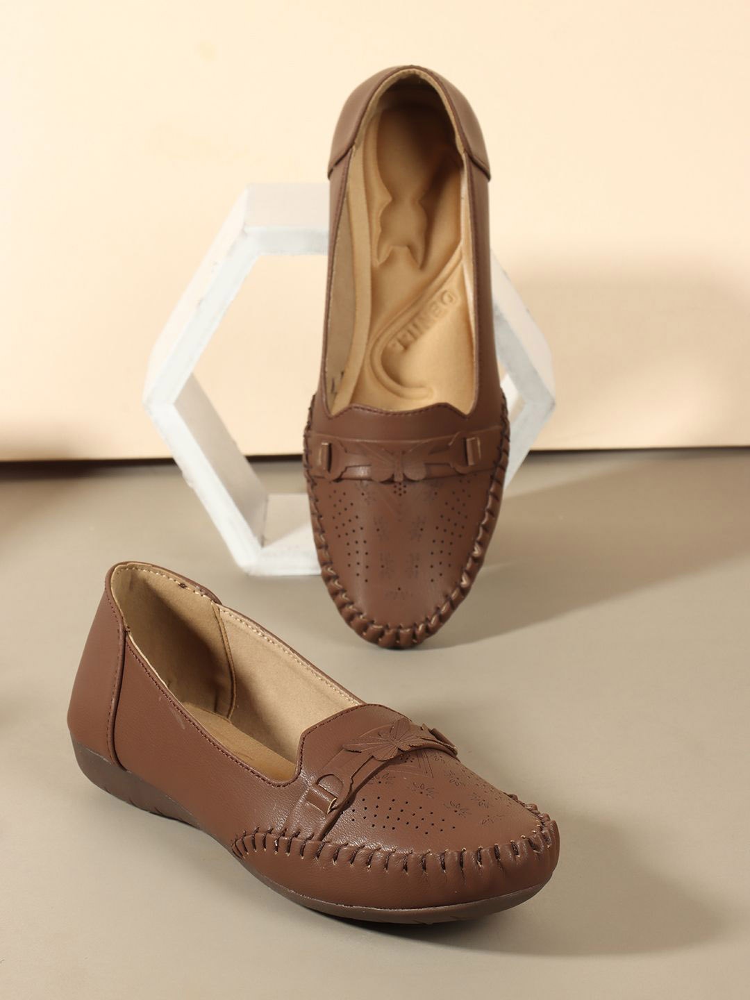 

SIRDENILL Women Loafers, Brown