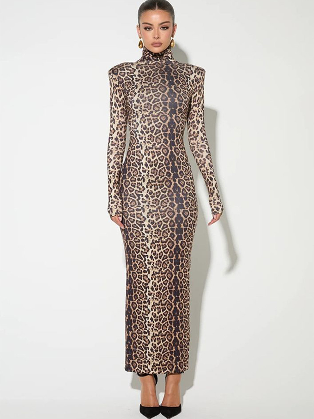 

LULU & SKY Animal Print Maxi Dress, Multi