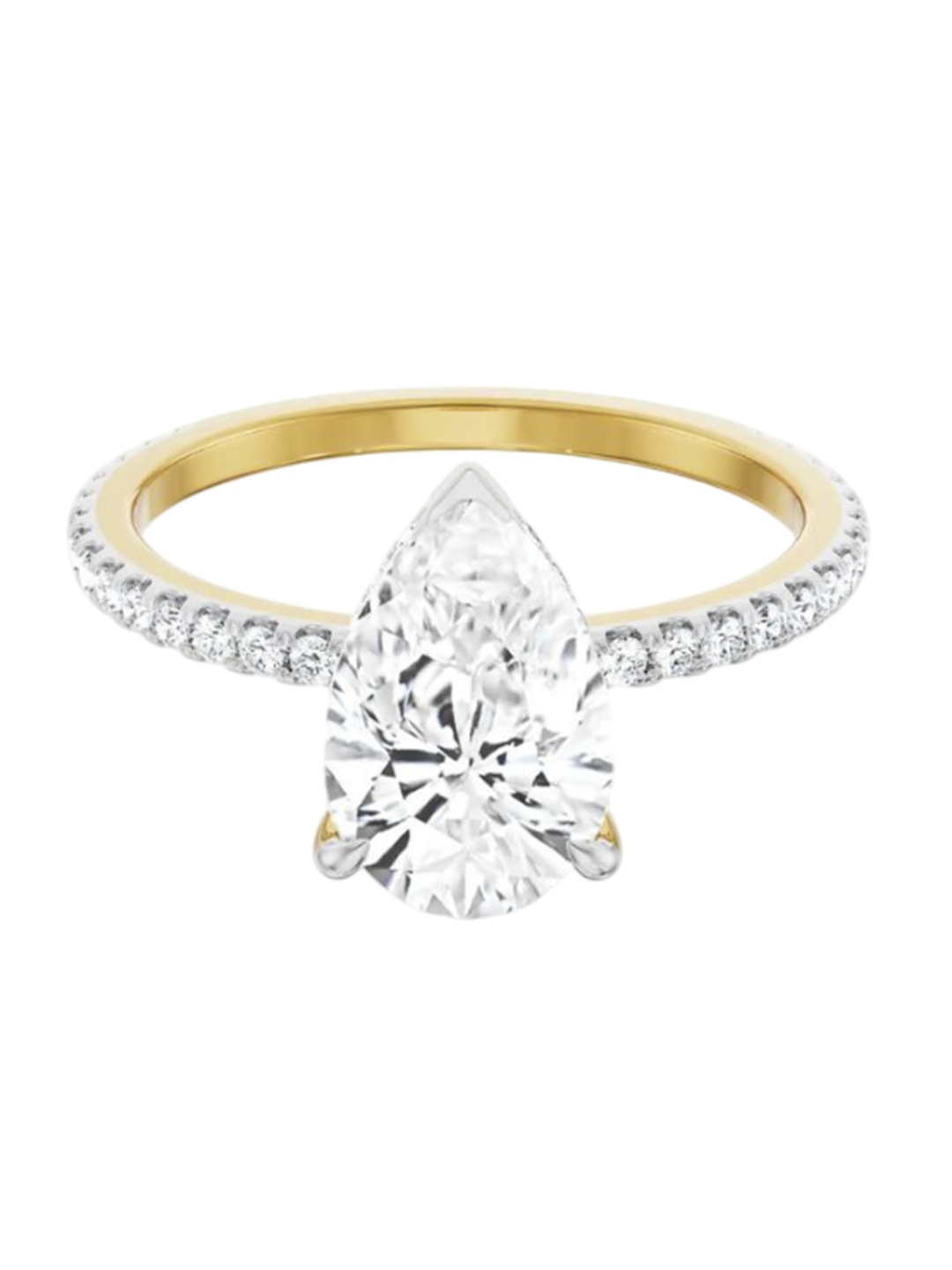 

Emori Vintage Pear Engagement Ring, Yellow