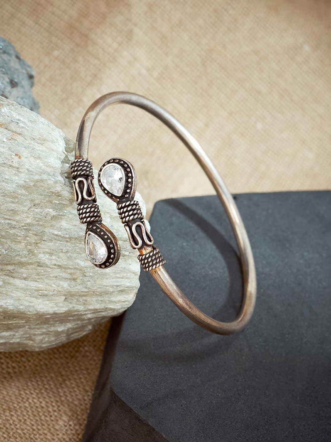 

Fabindia Silver Plated Adjustable Bangle