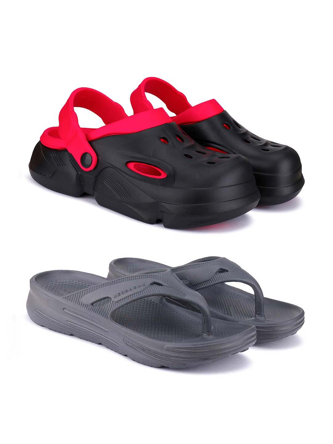 

BERSACHE Men Slip-On, Red