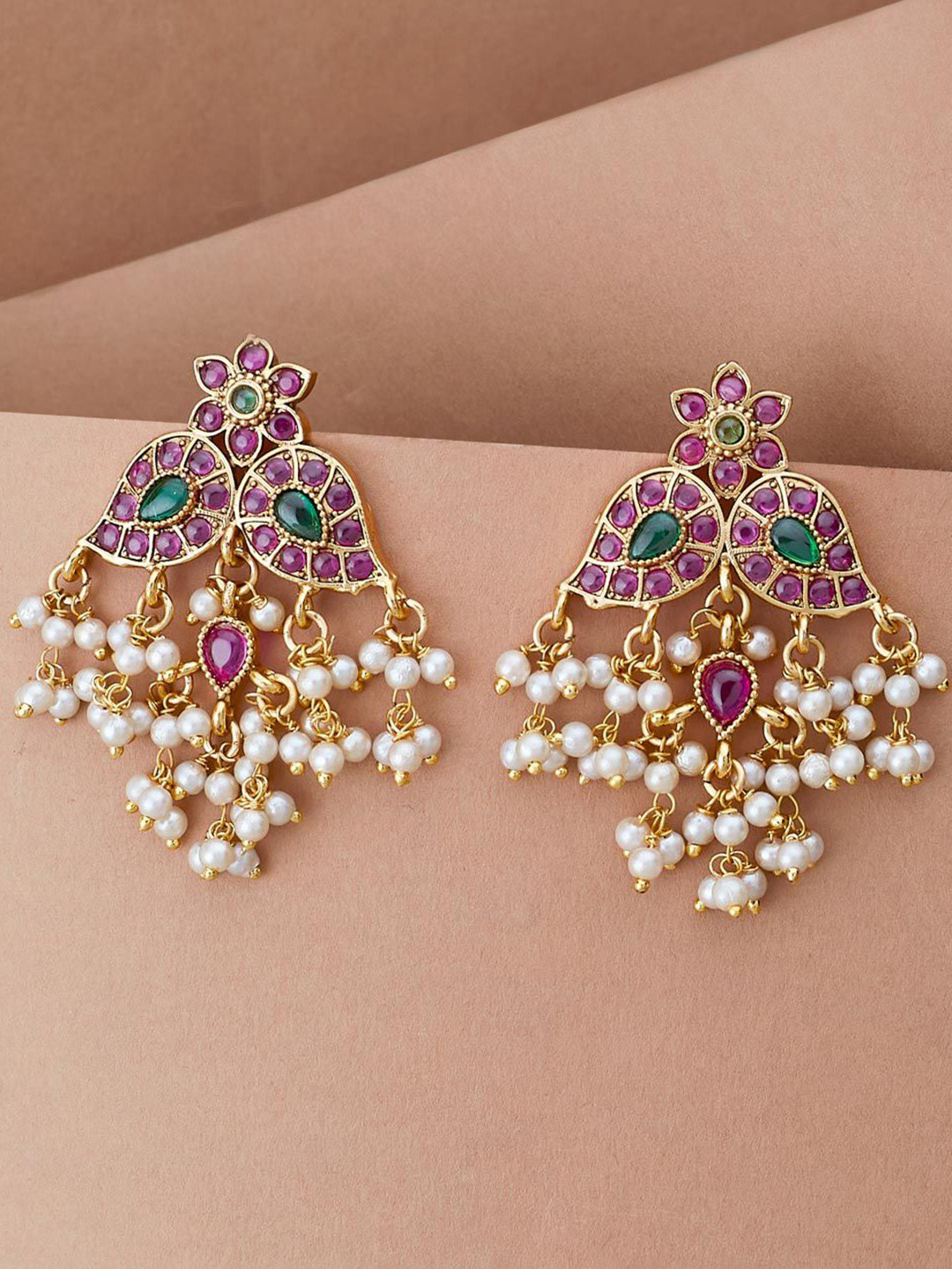 

Fabindia Contemporary Drop Earrings, Gold