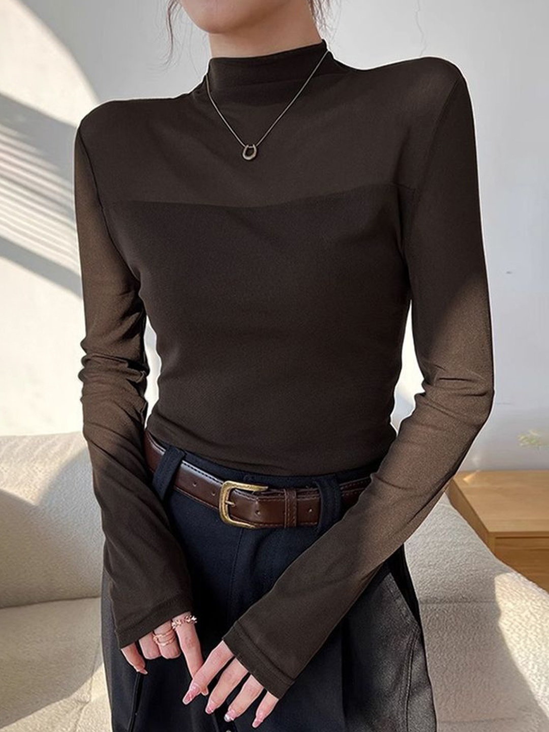 

LULU & SKY Top, Brown