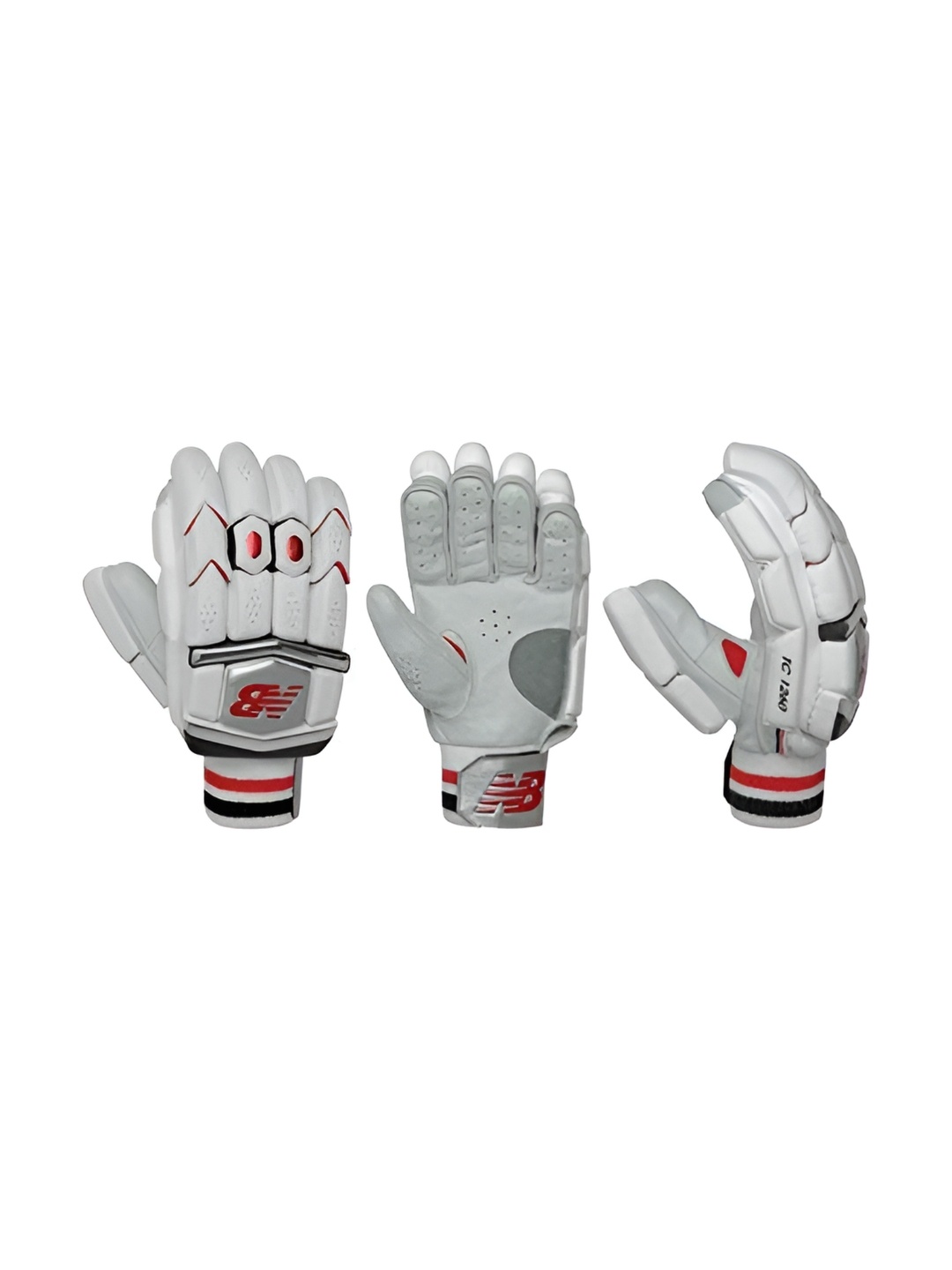 

New Balance Cricket Batting Gloves, White