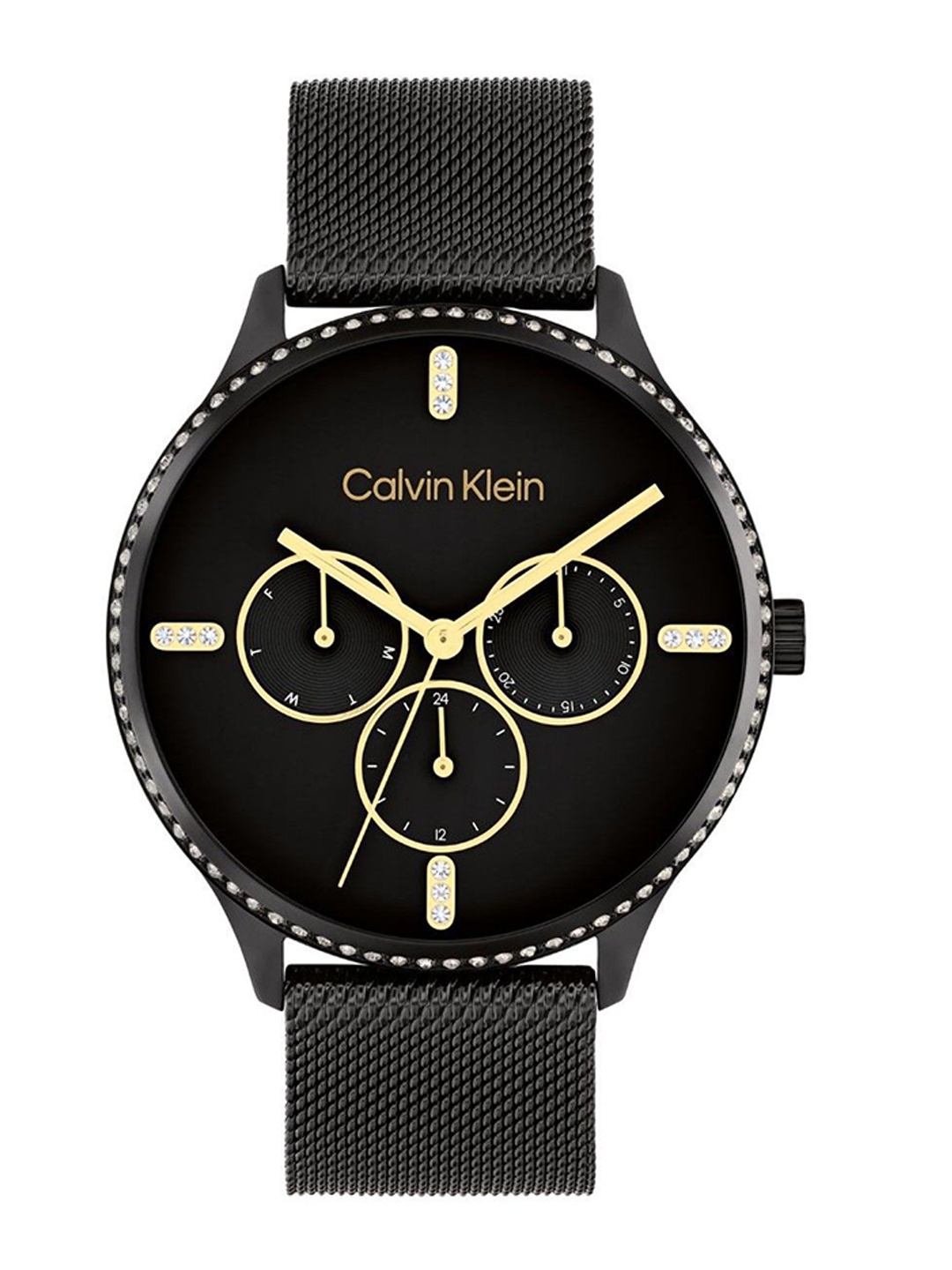 

Calvin Klein Women Dial & Stainless Steel Straps Analogue Watch 25200369, Black