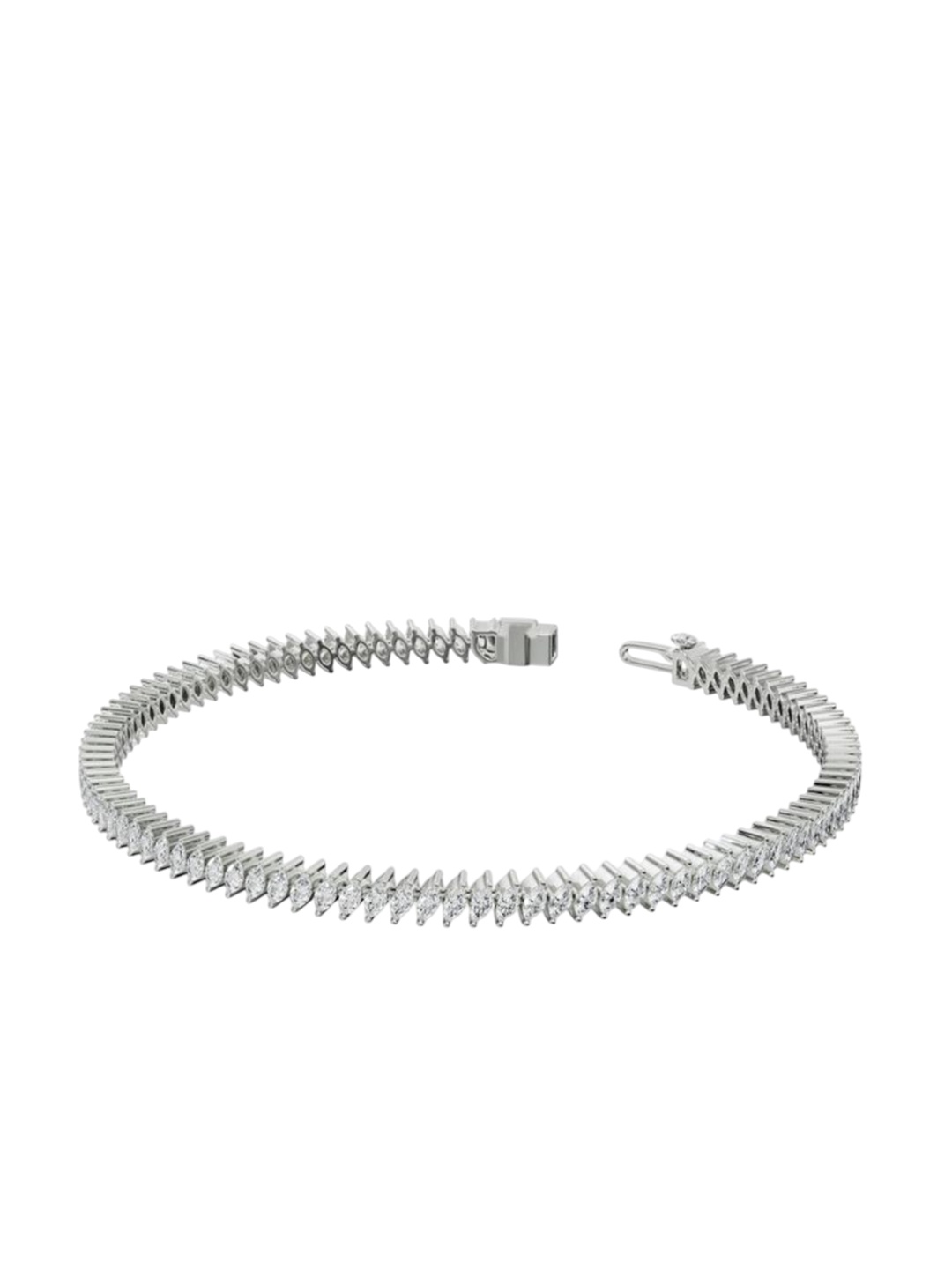 

Emori Marquise Cocktail Diamond Bracelet, Silver