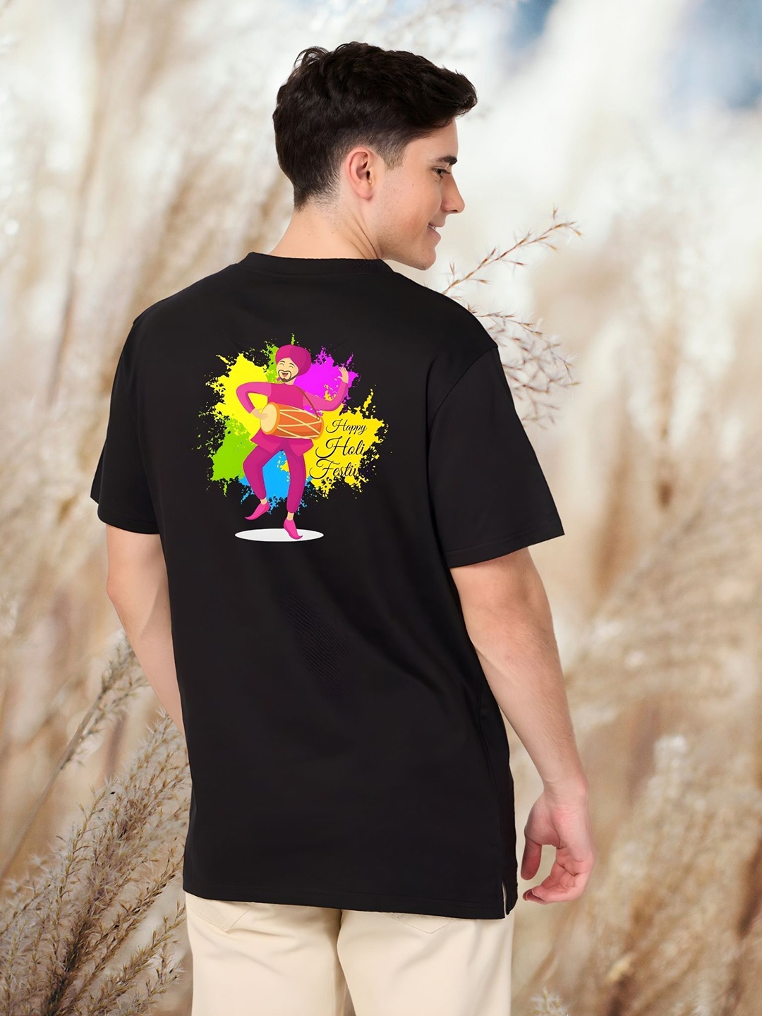 

Moda Rapido Men T-shirt, Black