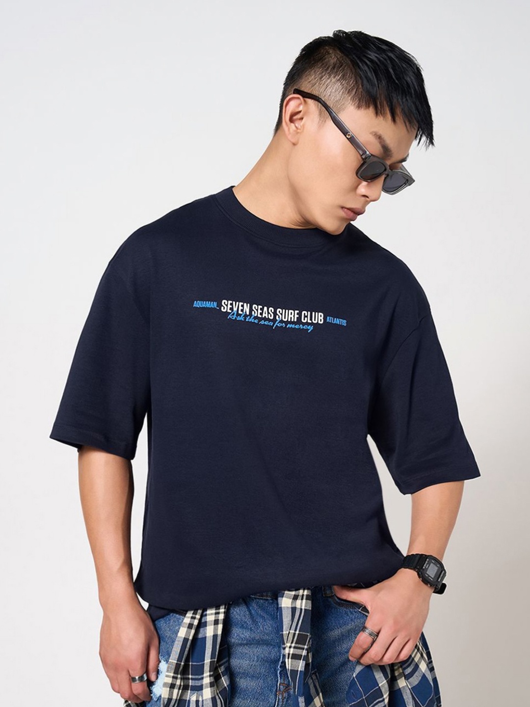 

SF JEANS by Pantaloons Men Typography T-shirt, Blue