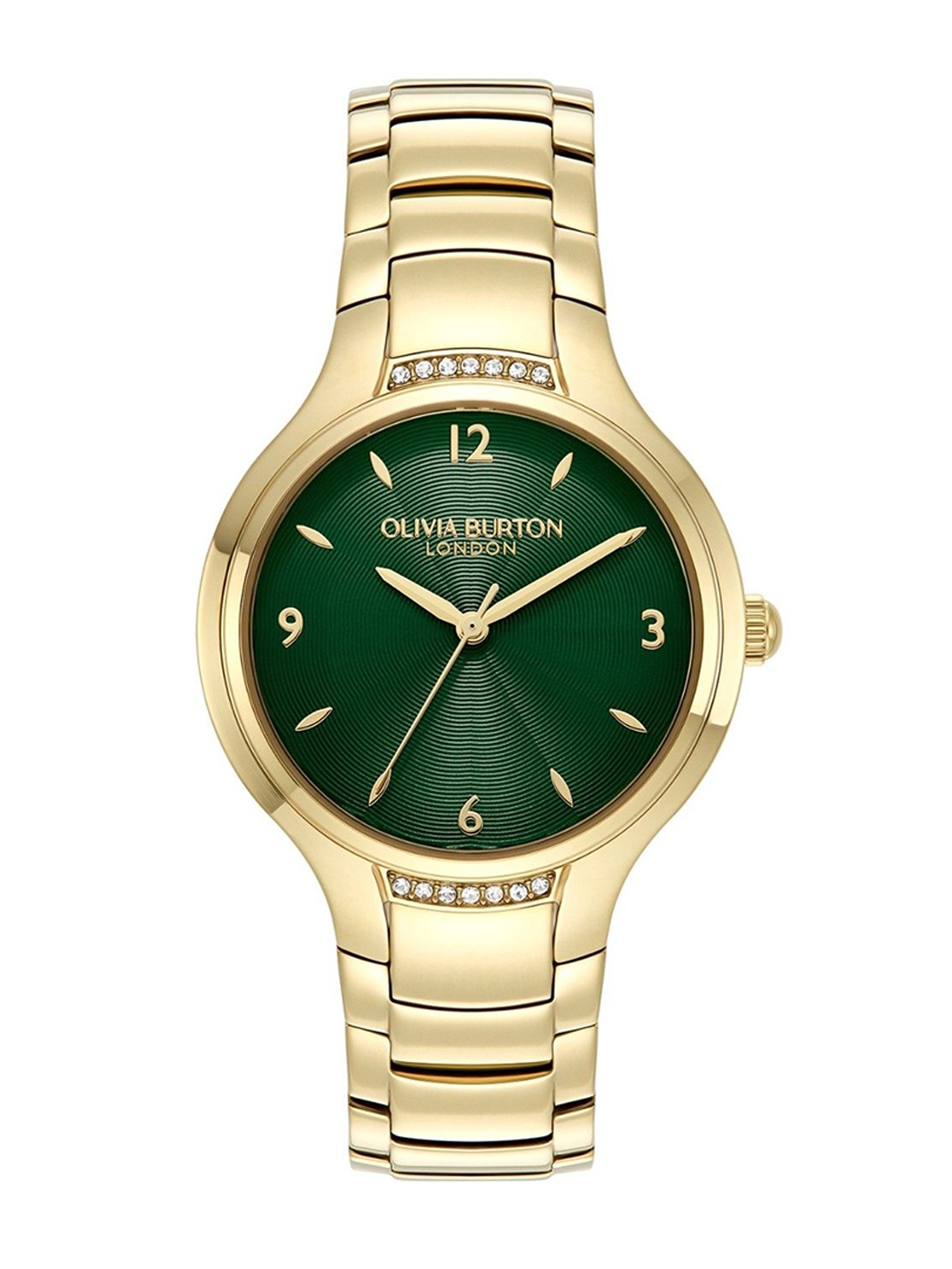 

Olivia Burton Women Dial & Stainless Steel Bracelet Style Straps Analogue Watch 24000209, Green