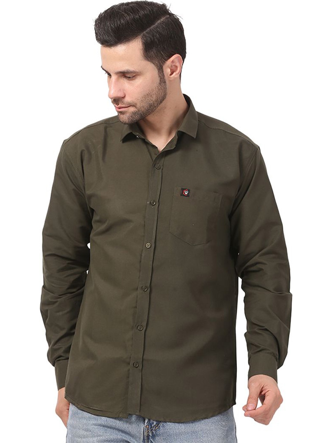 

CLUBWIN Men Formal Shirt, Green