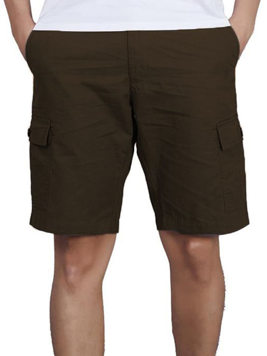 

BAESD Men's High-Rise Cotton Cargo Shorts, Brown