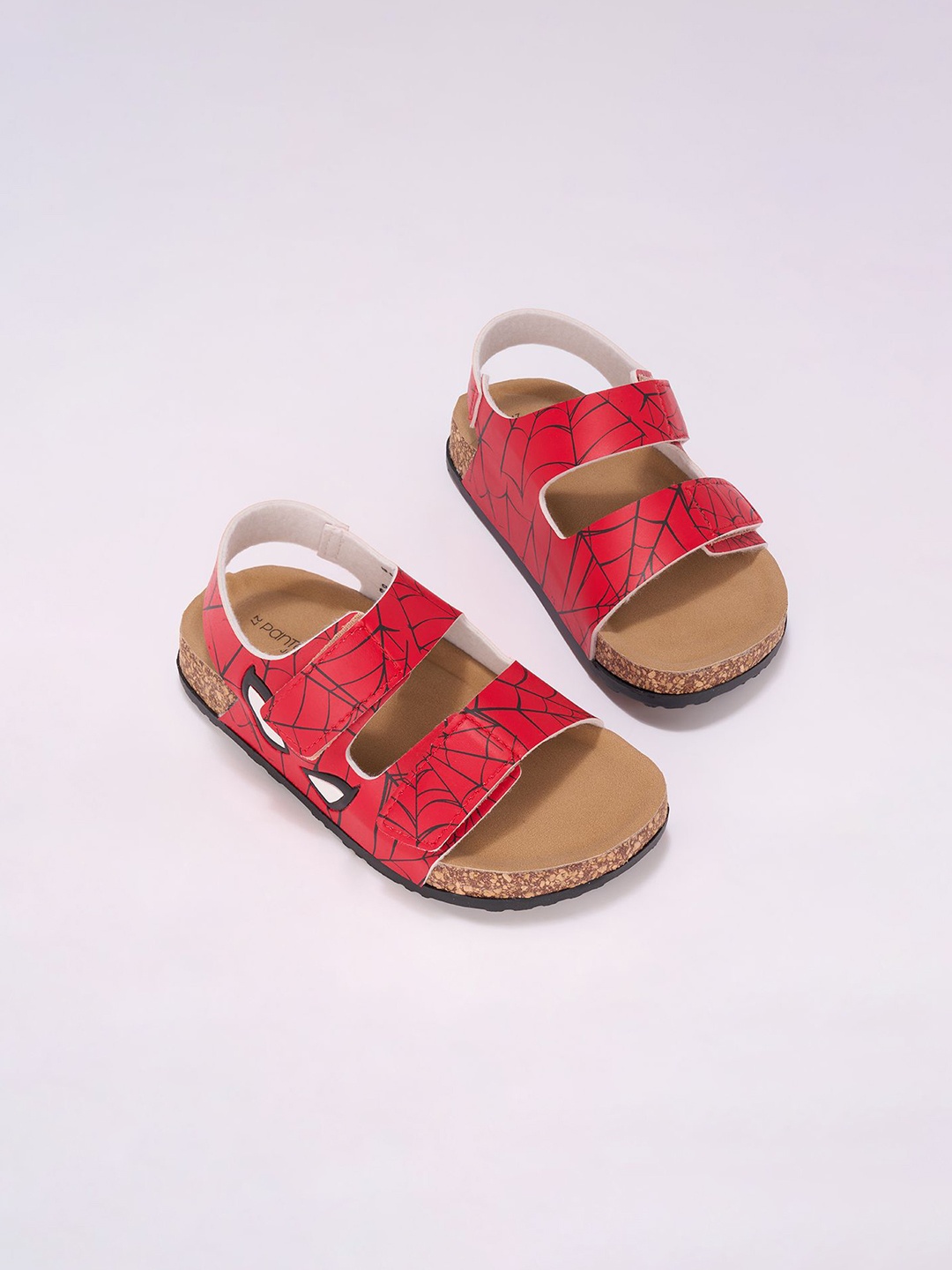 

Pantaloons Junior Boys PU Comfort Sandals, Red