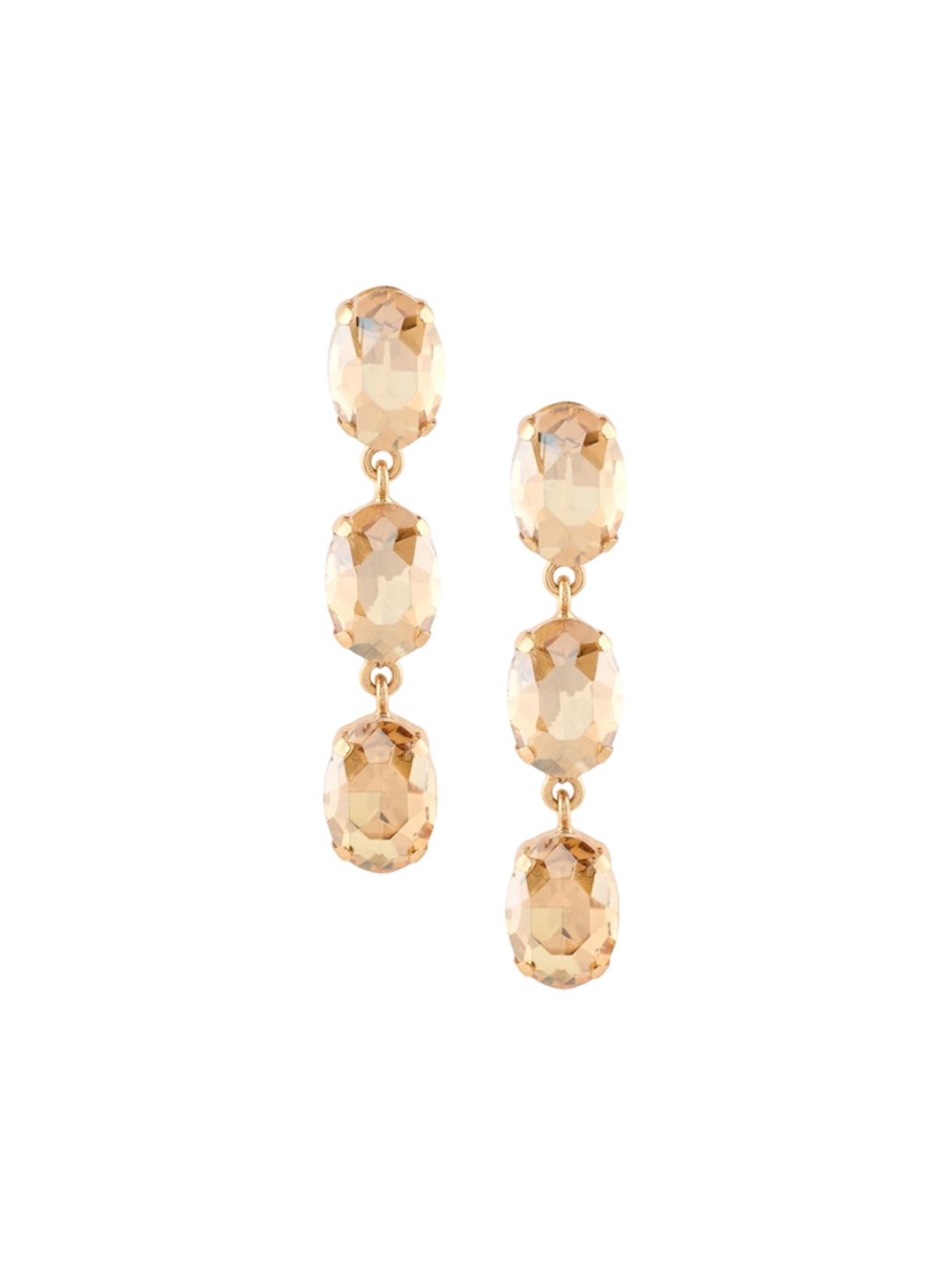 

Zaveri Pearls Contemporary Drop Earrings, Gold