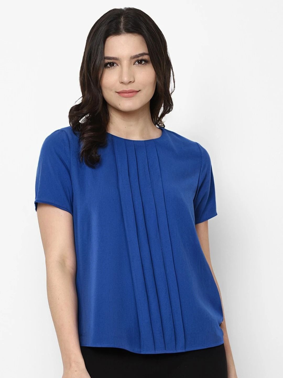 

VEGAL Crepe Top, Blue