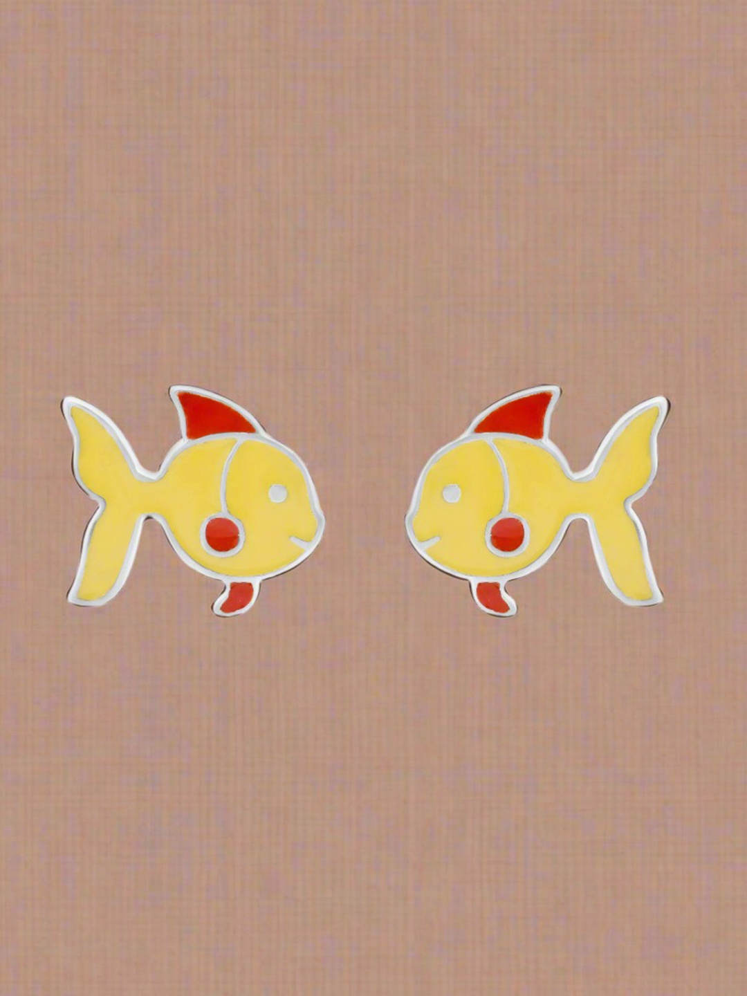 

Nipura Animal Shaped Studs Earrings, Yellow
