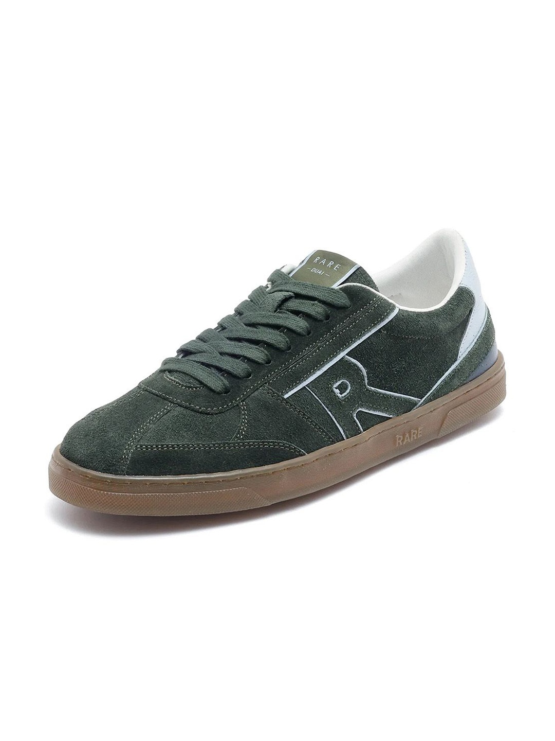 

RARE RABBIT Men Suede Sneakers, Green