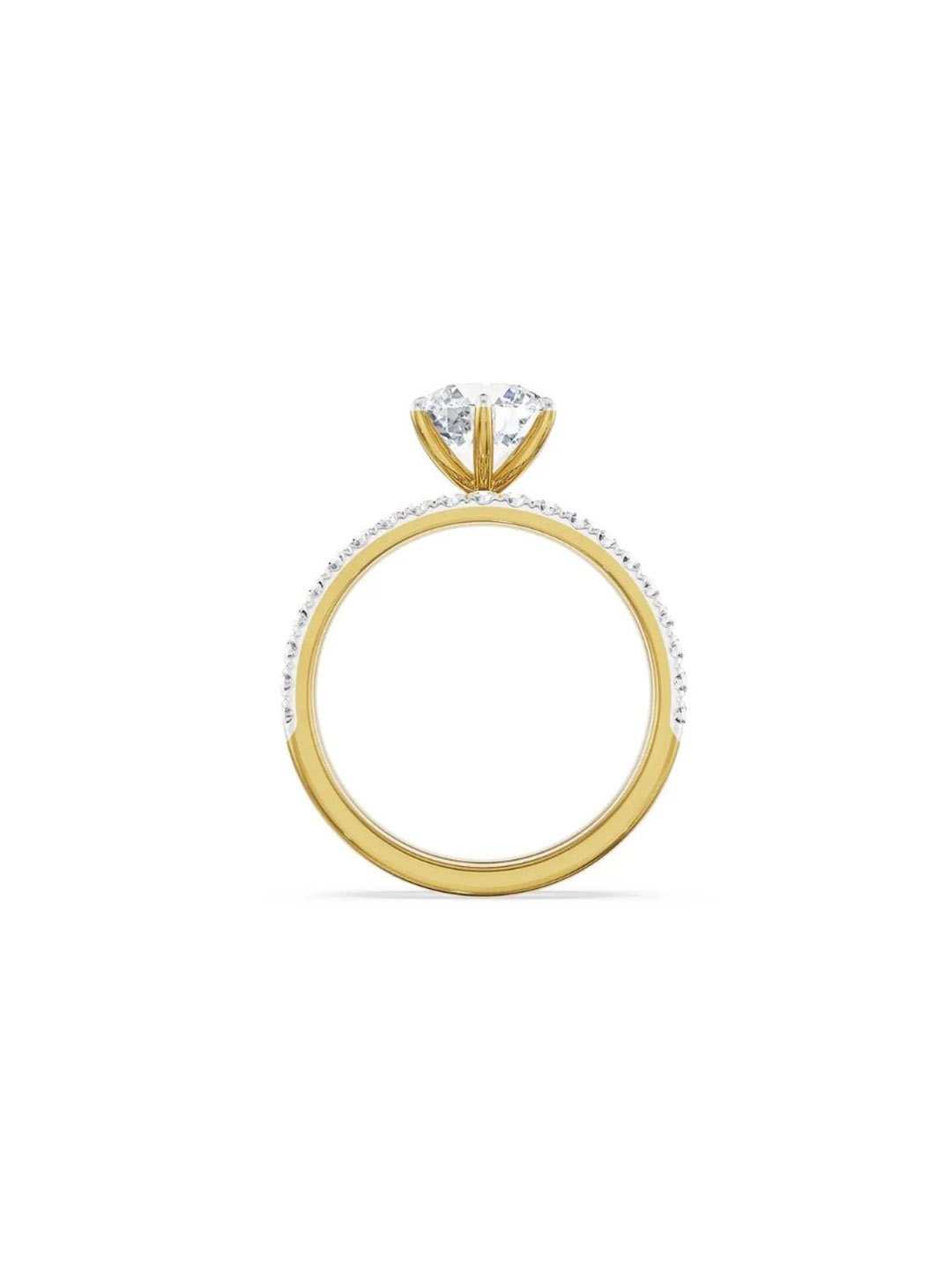 

Emori 1.5 CT Genelia Bridal Set Ring, Gold