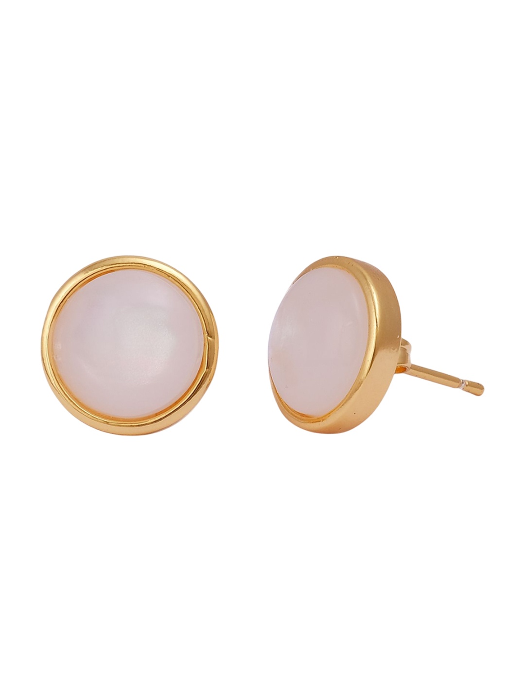 

EL JOYERO Contemporary Studs Earrings, Gold