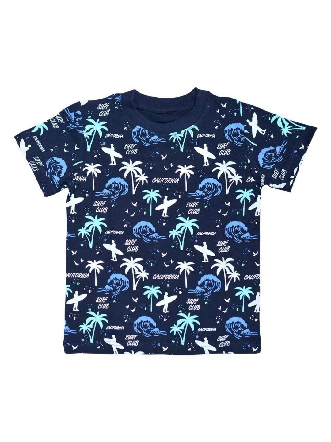 

FAZZA Boys 5 Printed Tropical Applique T-shirt, Multi