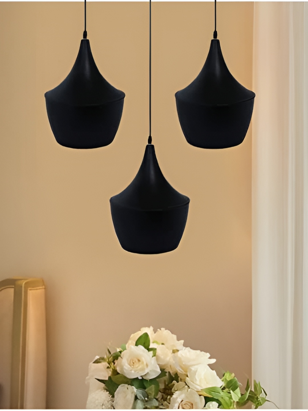 

GAUVIK Black Aluminium Ceiling Lamp
