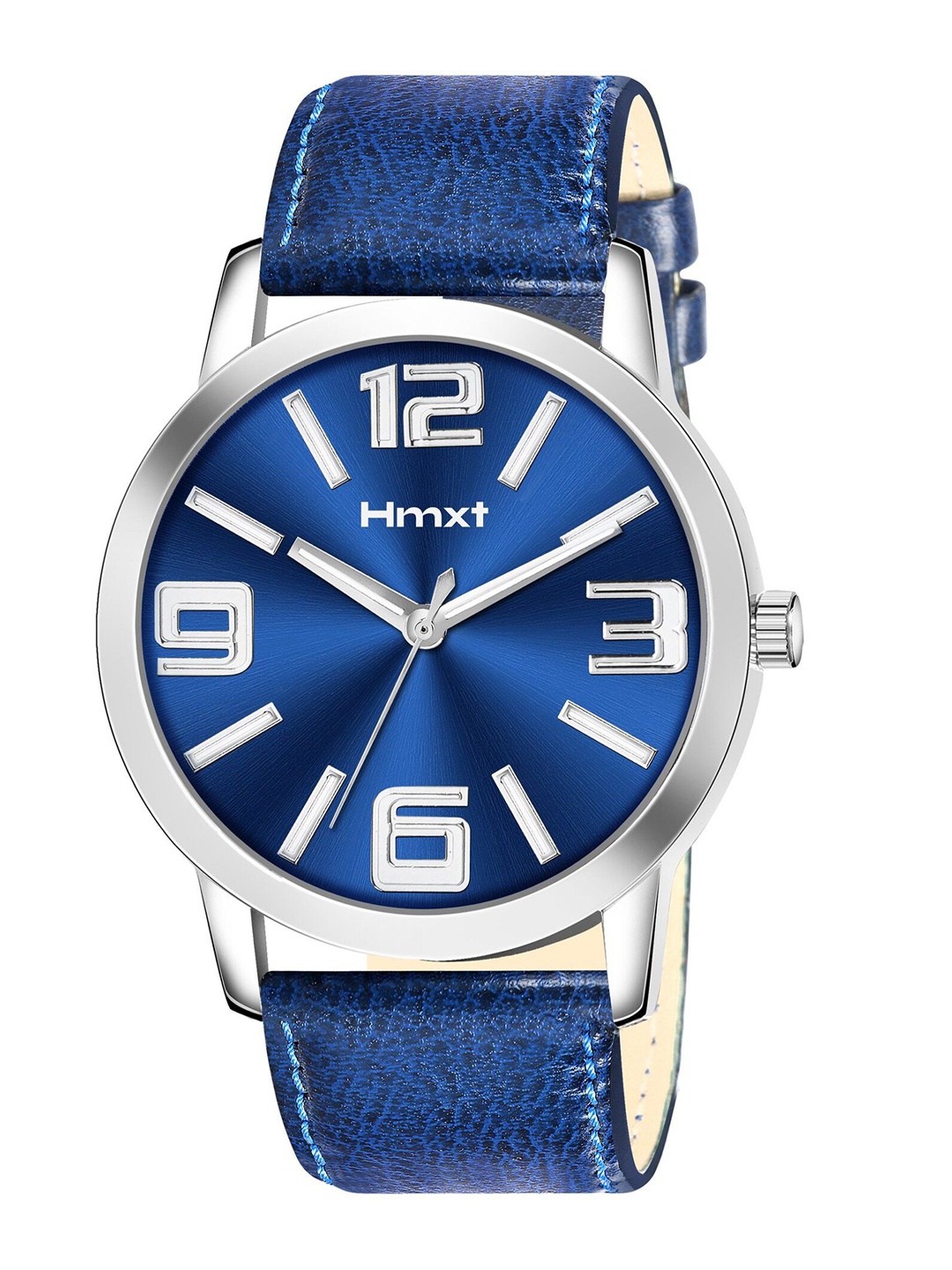 

HMXT Men Printed Dial & Leather Straps Analogue Watch HMXT-162, Blue