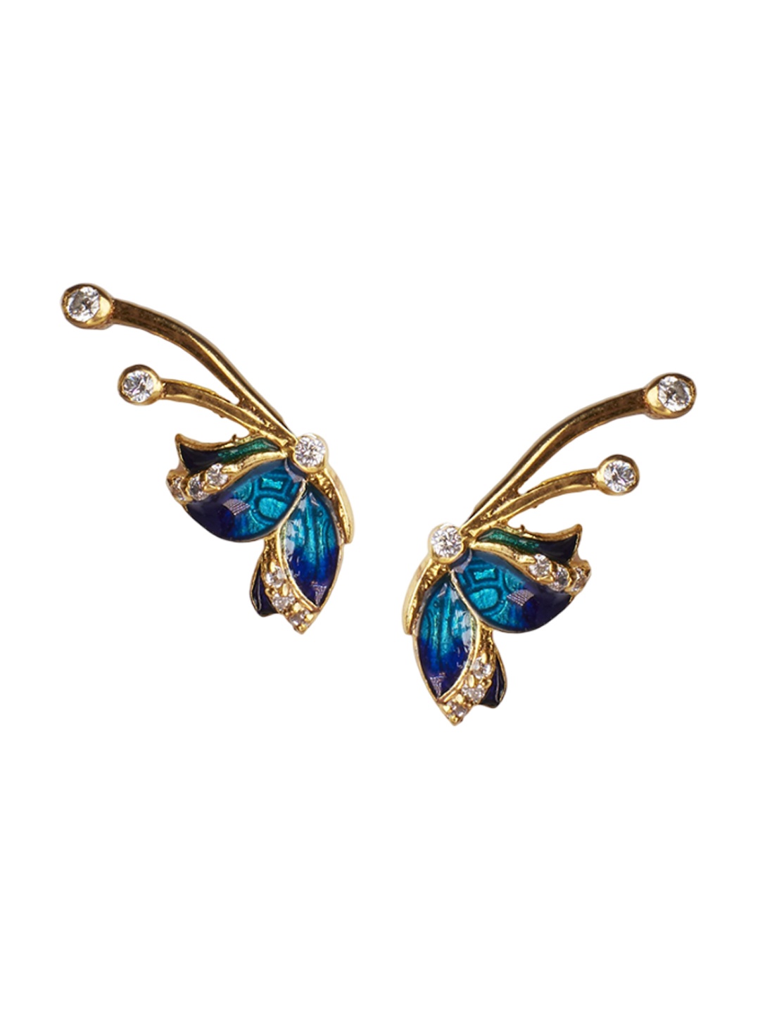 

Sica Jewellery Contemporary Studs Earrings, Blue