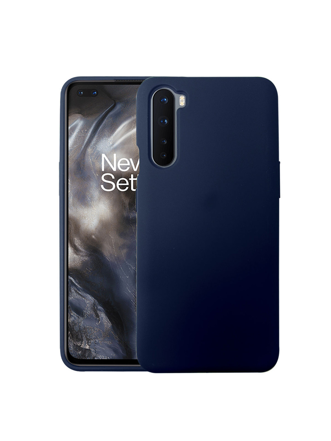 

LIRAMARK Solid Printed OnePlus Nord Back Case Mobile Accessories, Blue