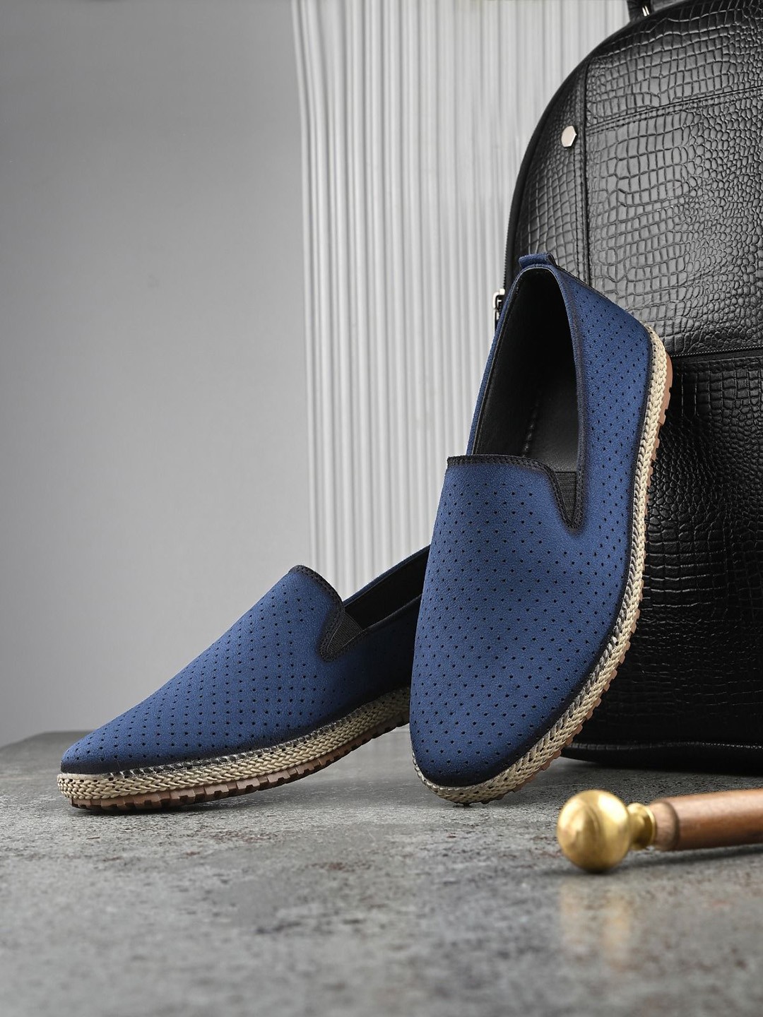 

JK Port Men Slip-On Sneakers, Blue