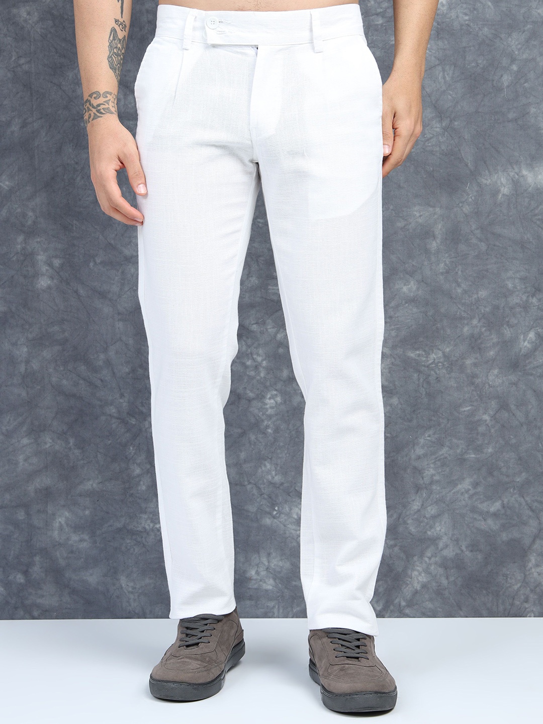 

Moda Rapido Men Brooklyn Trousers, White