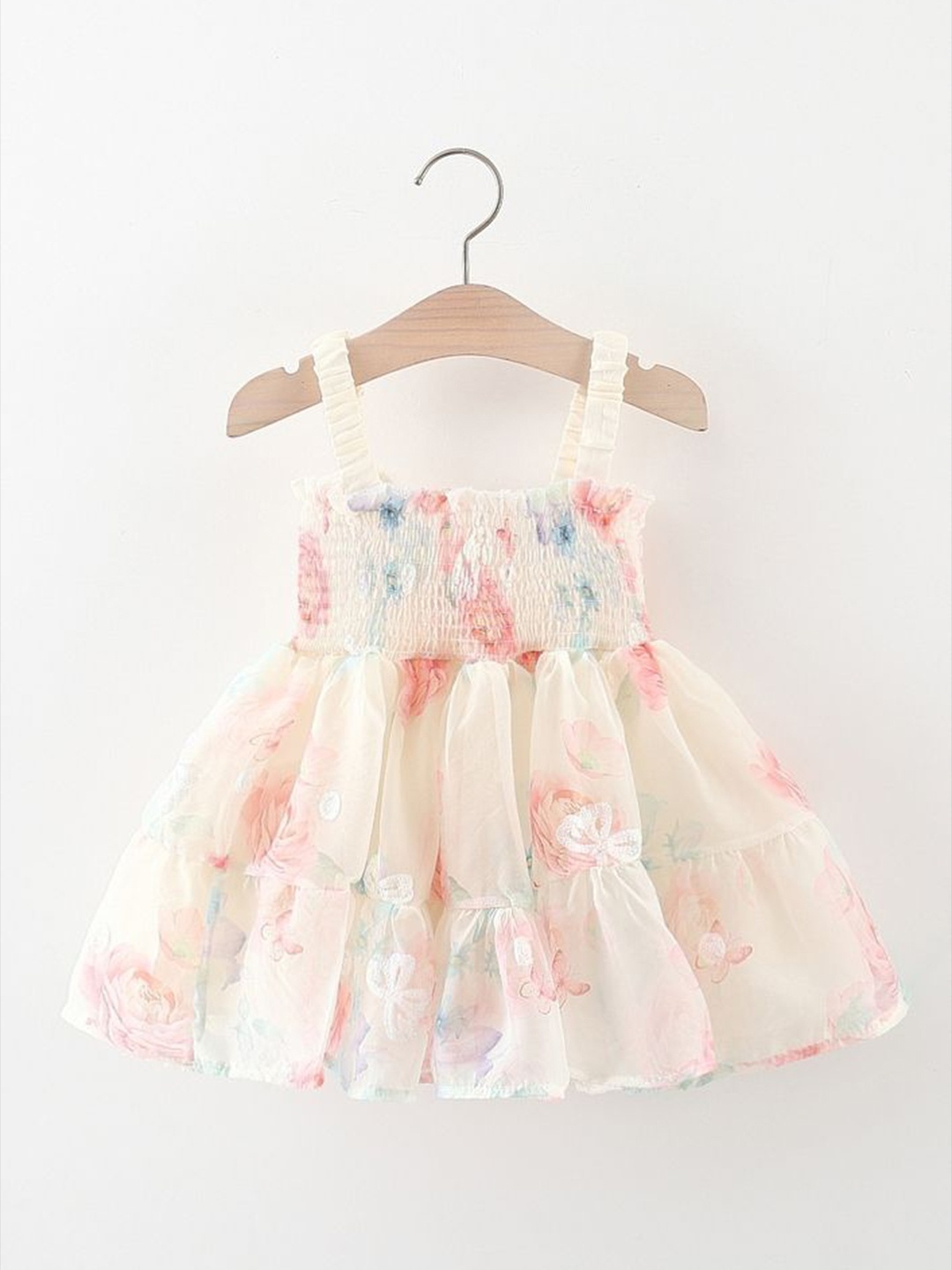 

LULU & SKY Floral Print Fit & Flare Dress, Multi