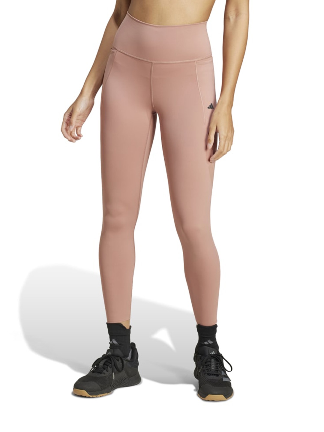 

ADIDAS Opt Luxe Women High Rise Ankle Length Tights, Pink