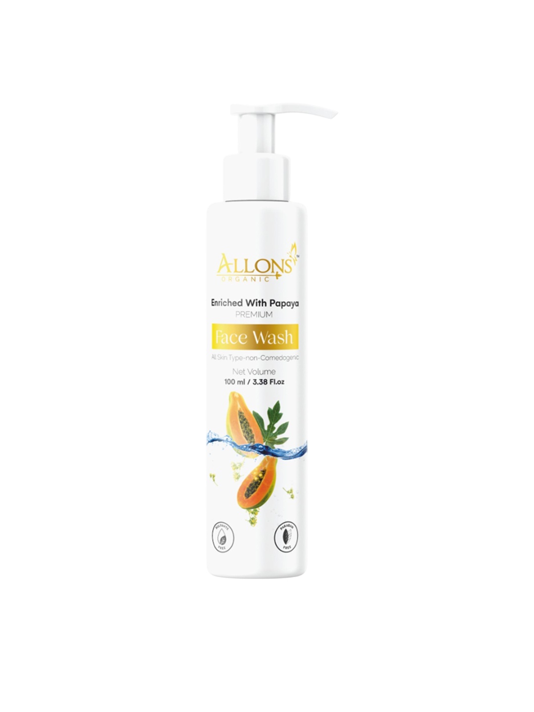

Allons Papaya Brightening Face Wash - 100 ml, White