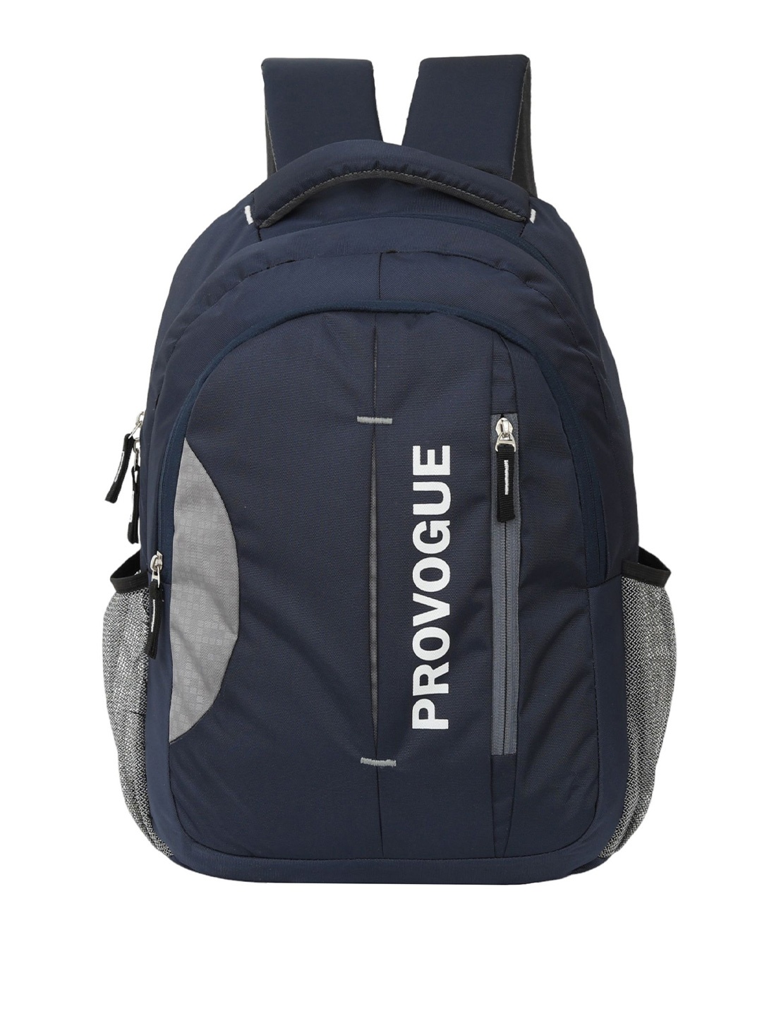 

Provogue Unisex Embroidered Backpack, Navy blue