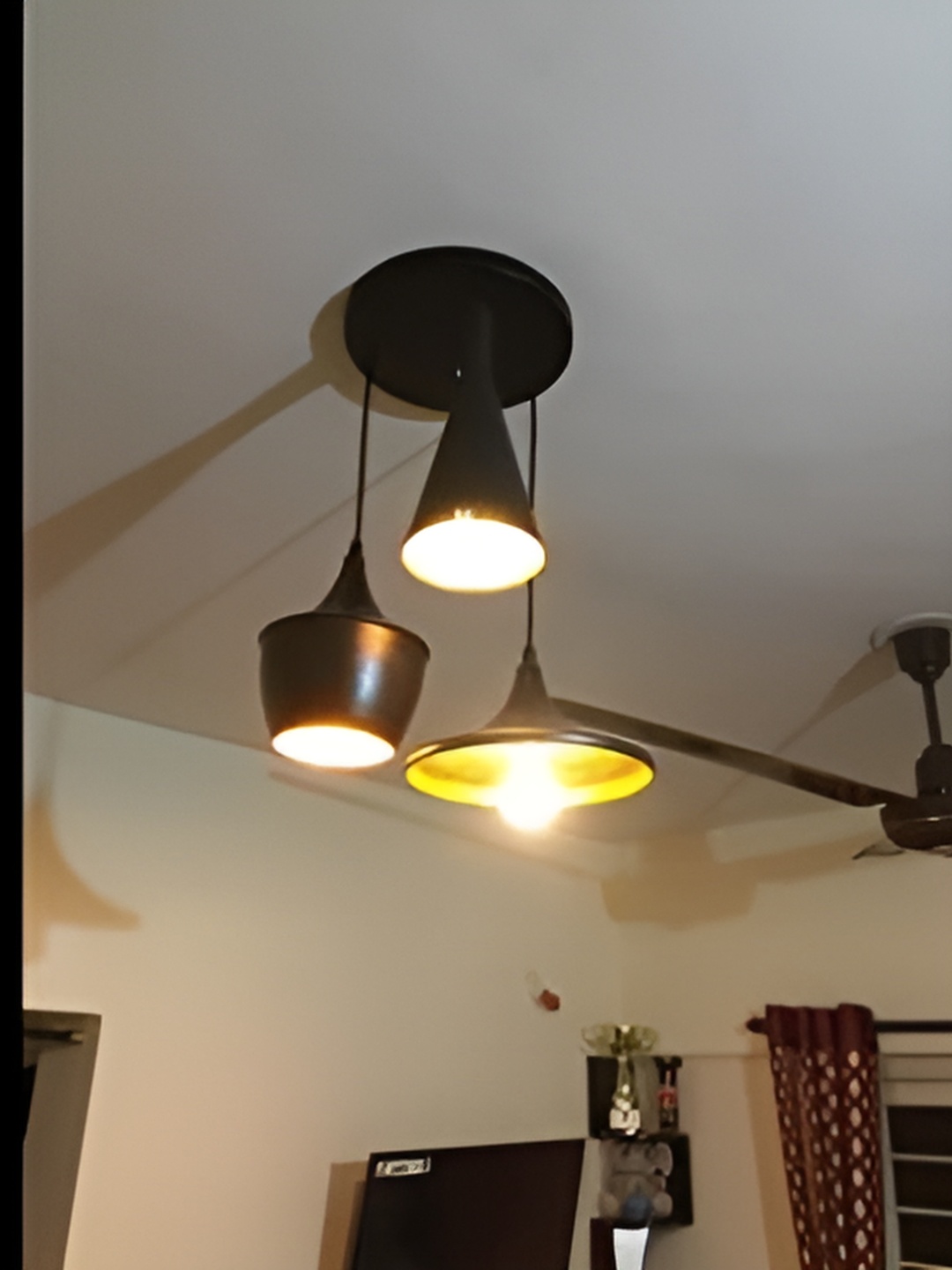 

GAUVIK Black Aluminium Ceiling Lamp