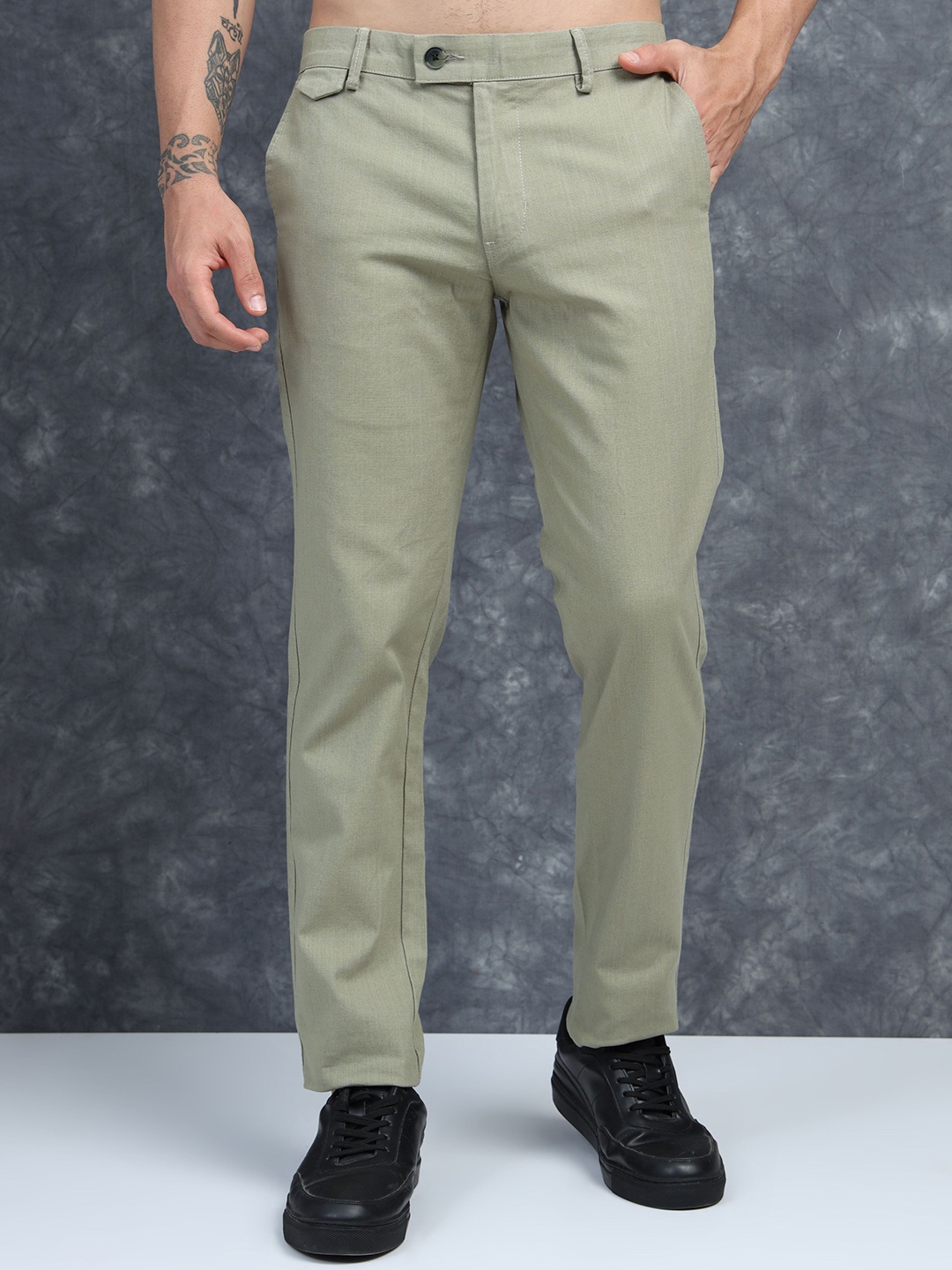 

Moda Rapido Men Brooklyn Trousers, Olive
