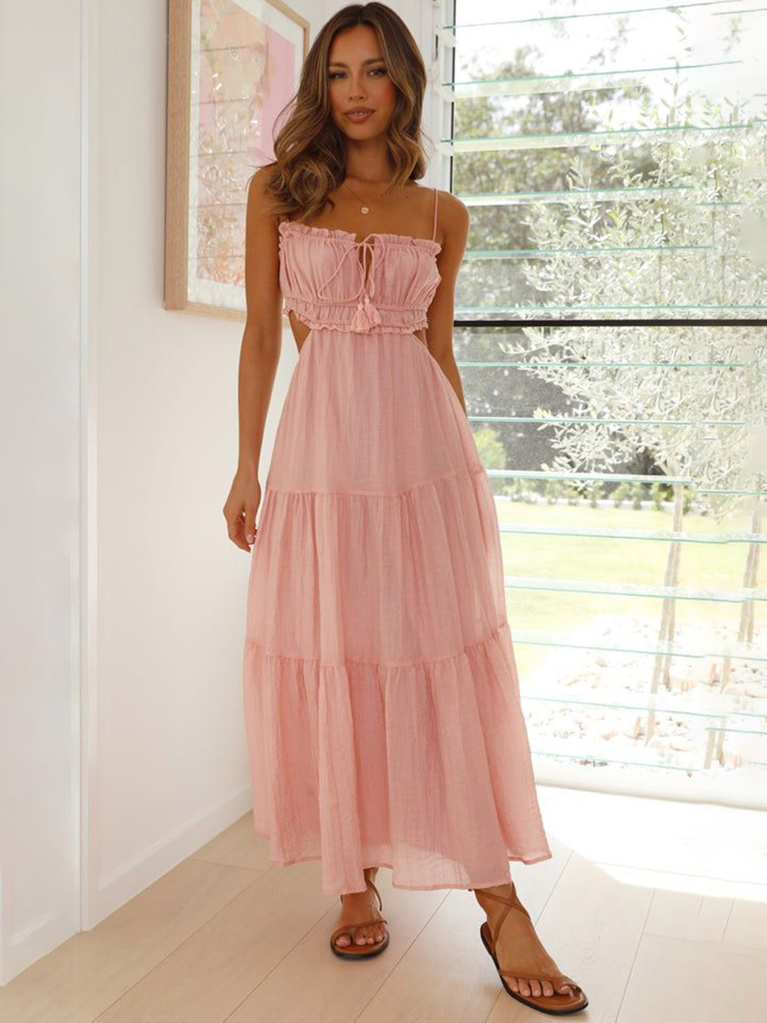 

MIAKEE Maxi Dress, Pink