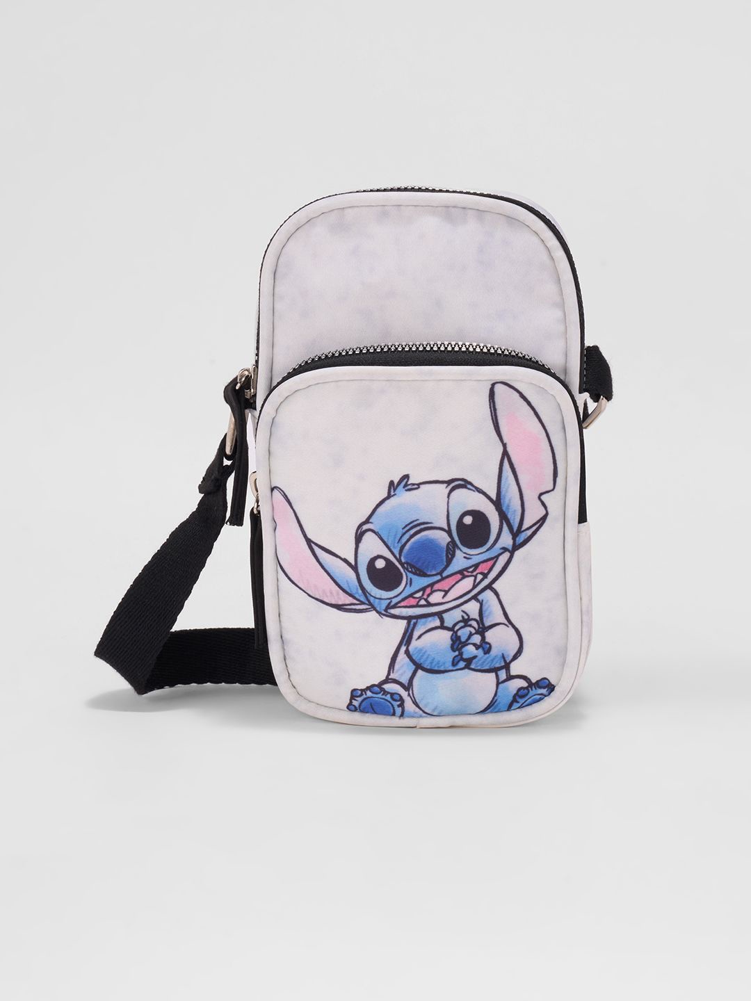 

Pantaloons Junior Printed Structured Sling Bag with Applique, White
