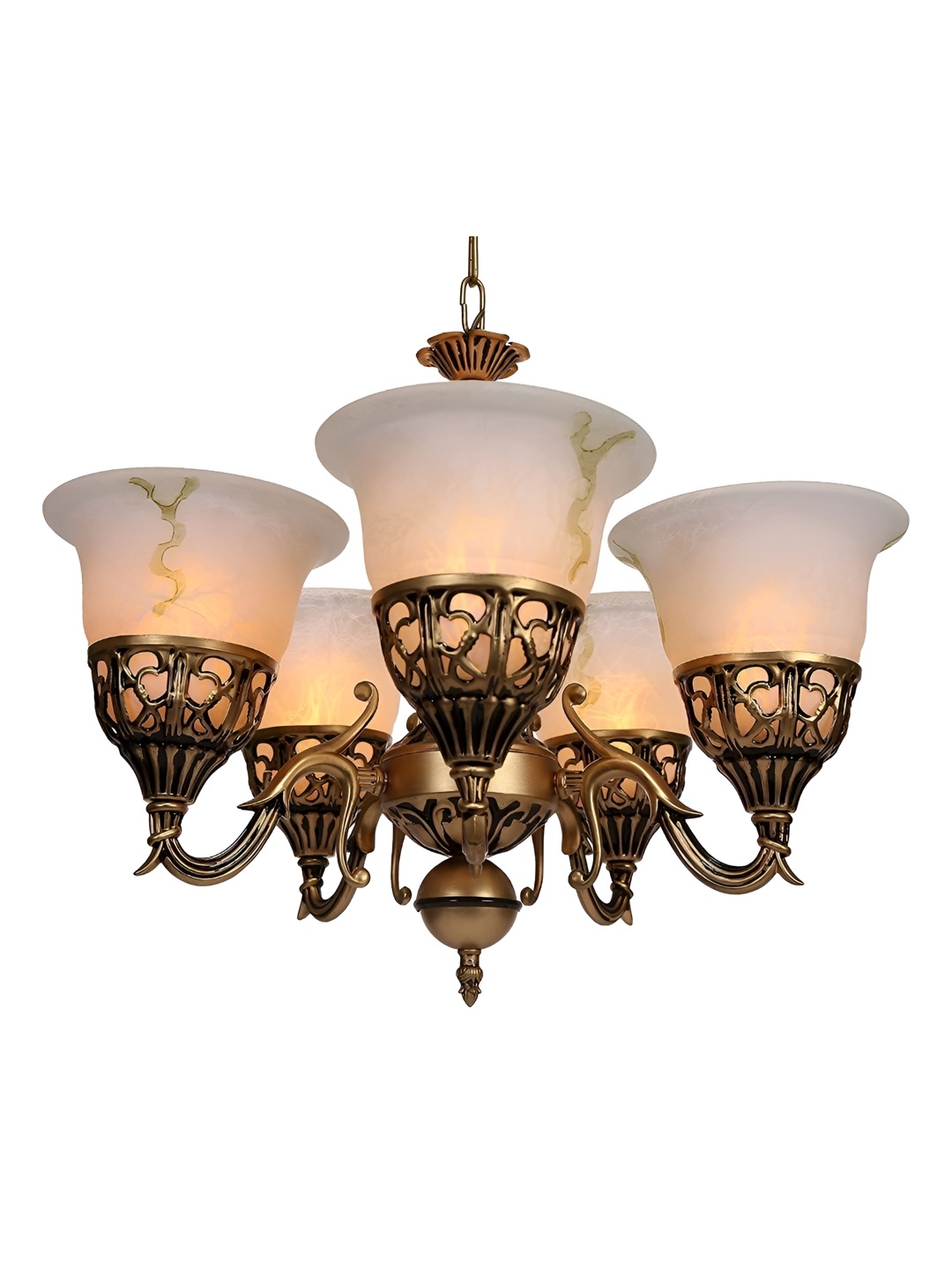 

GAUVIK Gold-Toned Printed Ceiling Lamp