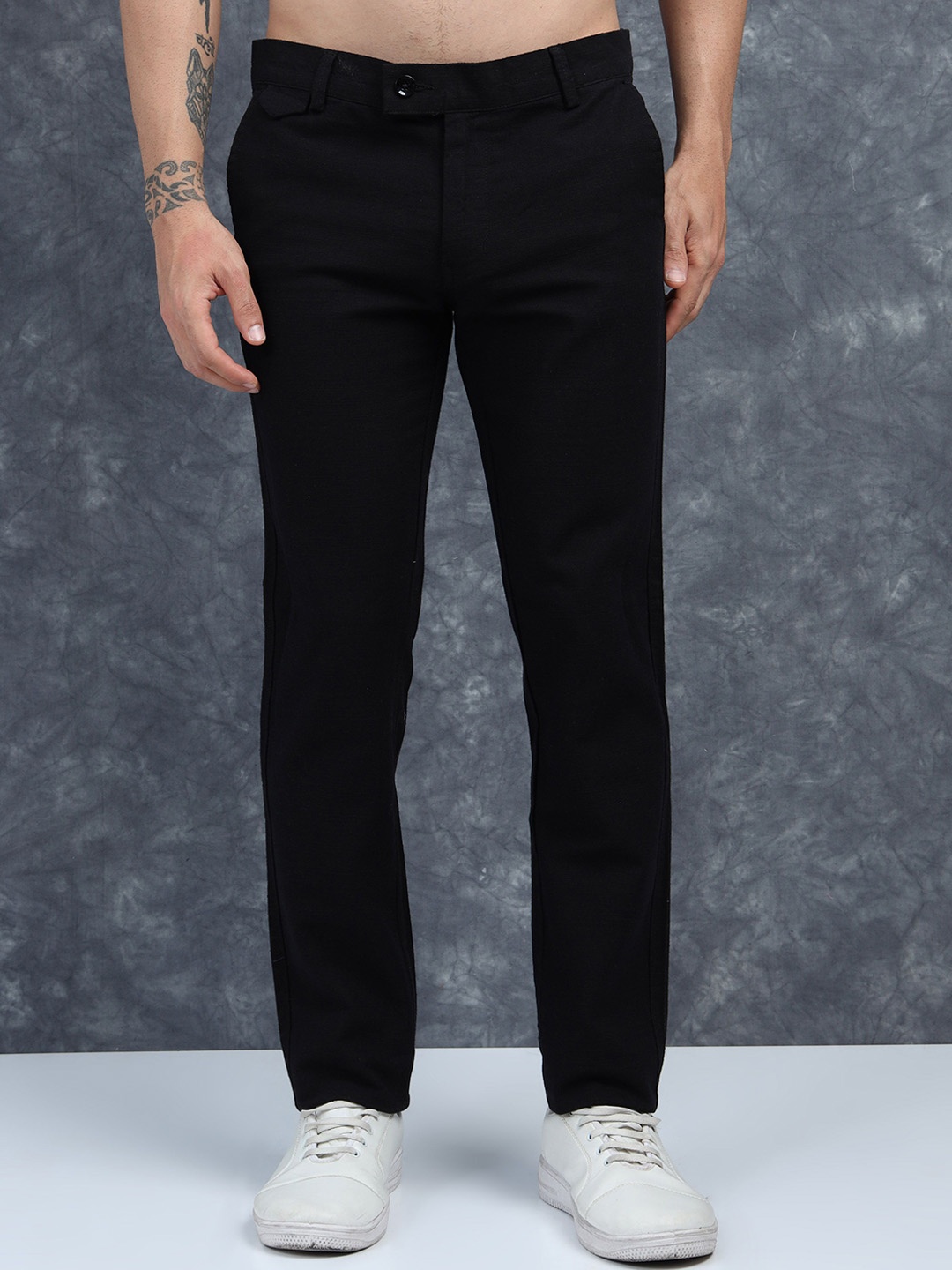 

Moda Rapido Men Brooklyn Trousers, Black
