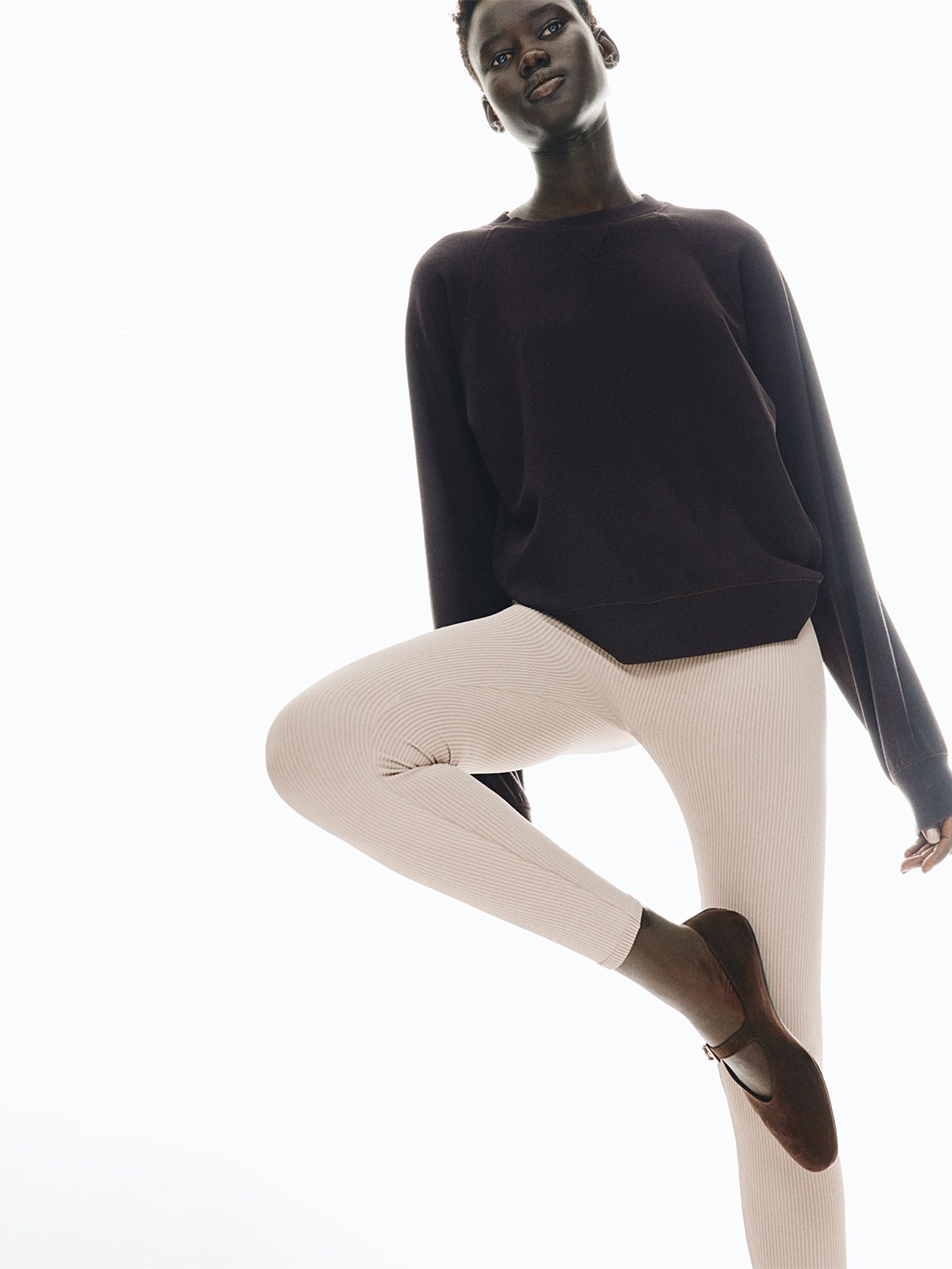 

H&M Sweatshirt, Brown
